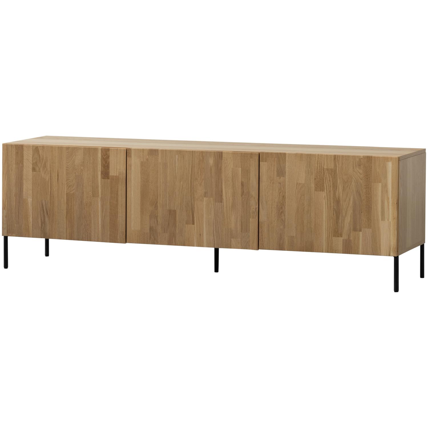 WOOOD Bono Gravure TV Meubel - Eiken - Naturel - 56x180x46