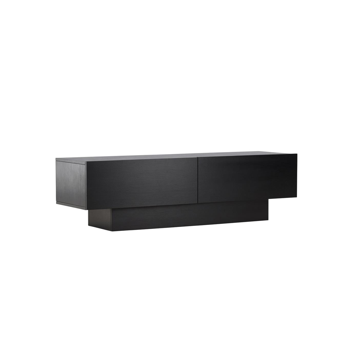 Fjôrd - Tv-meubel Zwart - 120cm - Cuenca