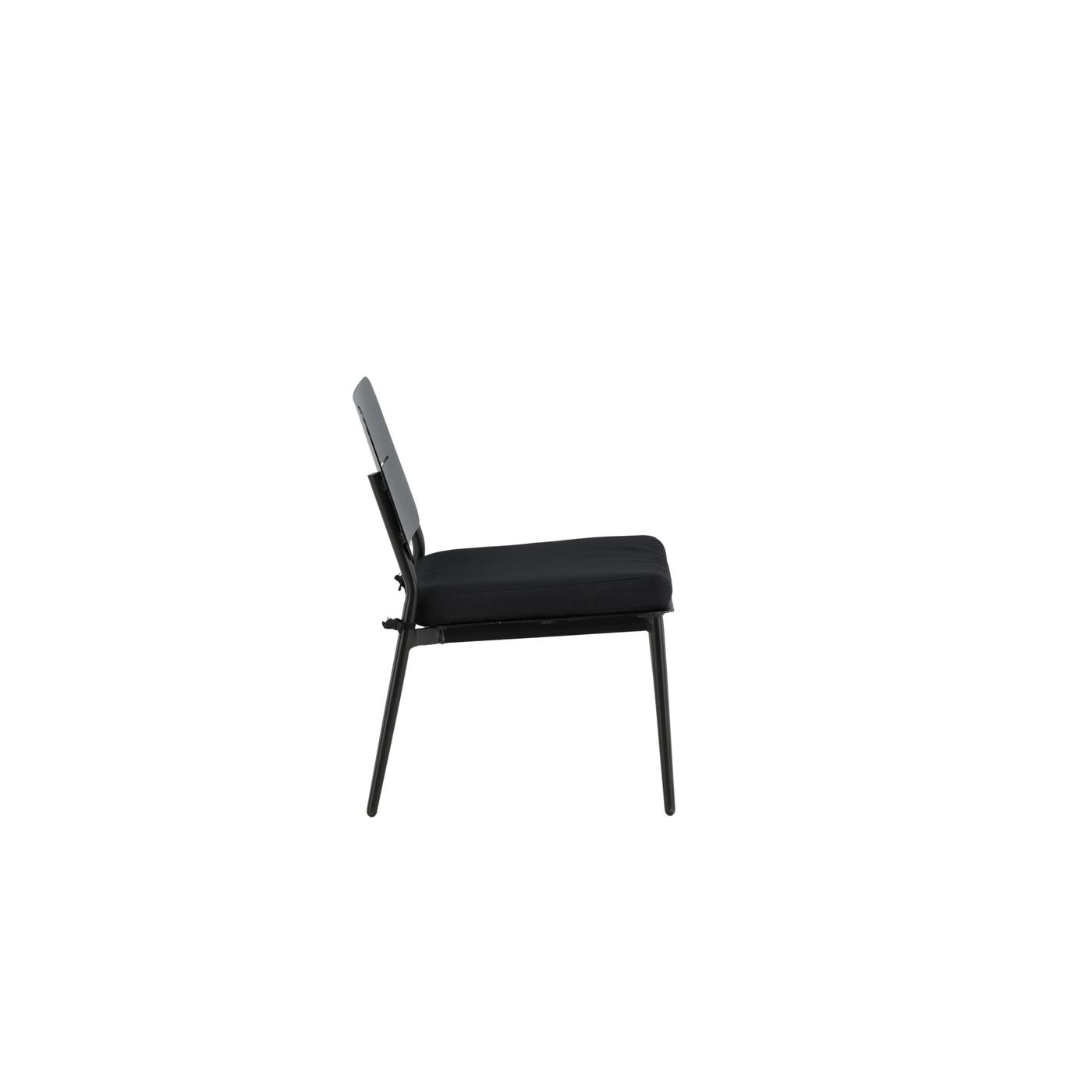 Fjôrd - Fauteuil Zwart - Lina
