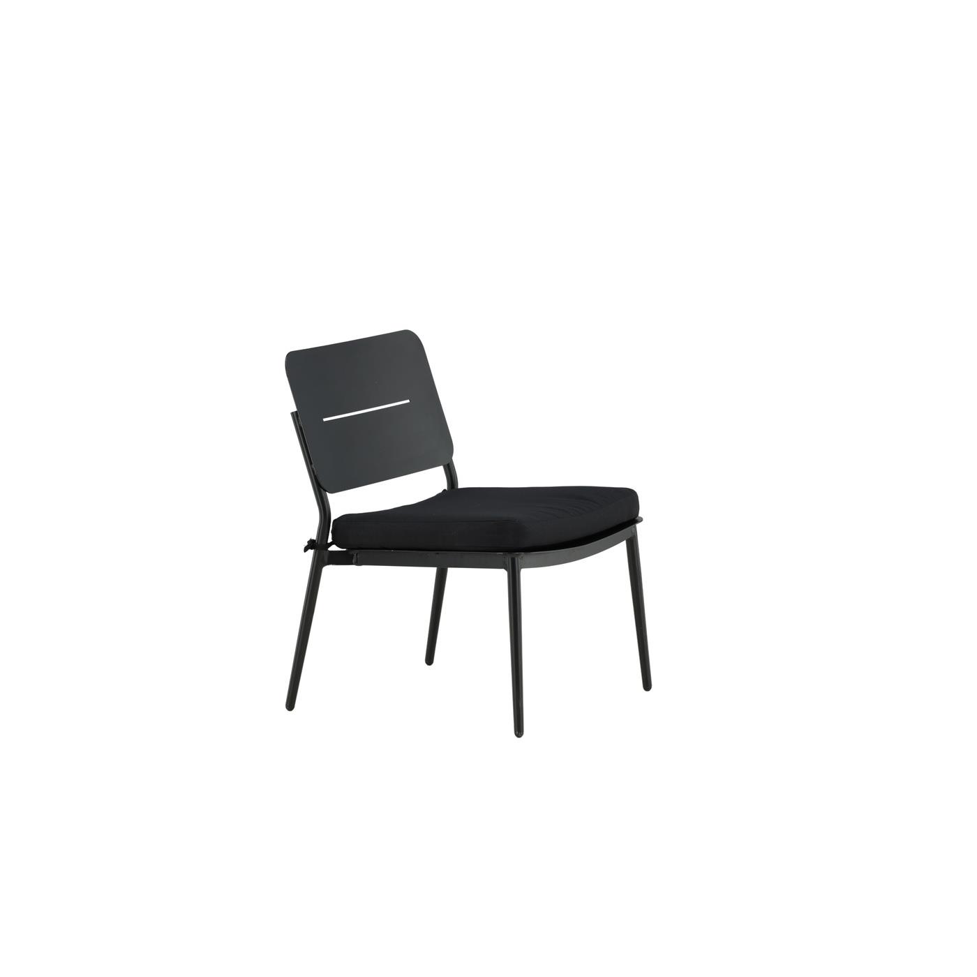 Fjôrd - Fauteuil Zwart - Lina