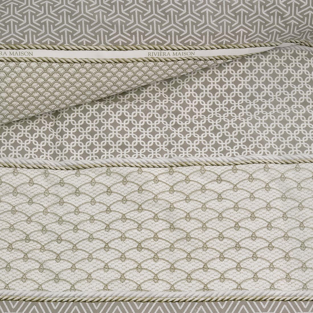 Riviera Maison - DE RM Ropes taupe 80x80 - Taupe