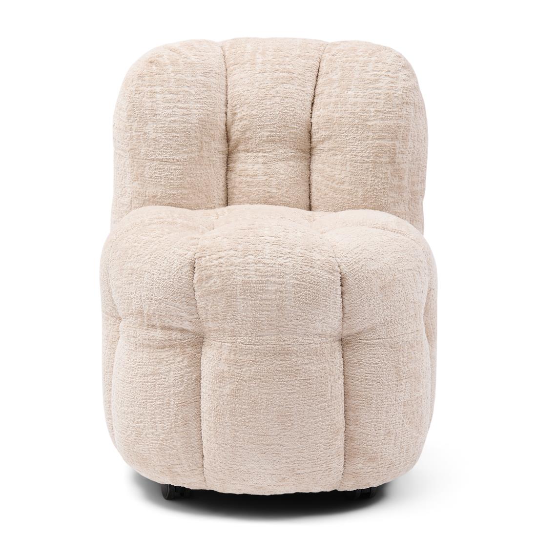 Riviera Maison - Arosa Swivel Dining Chair Natural - Natural