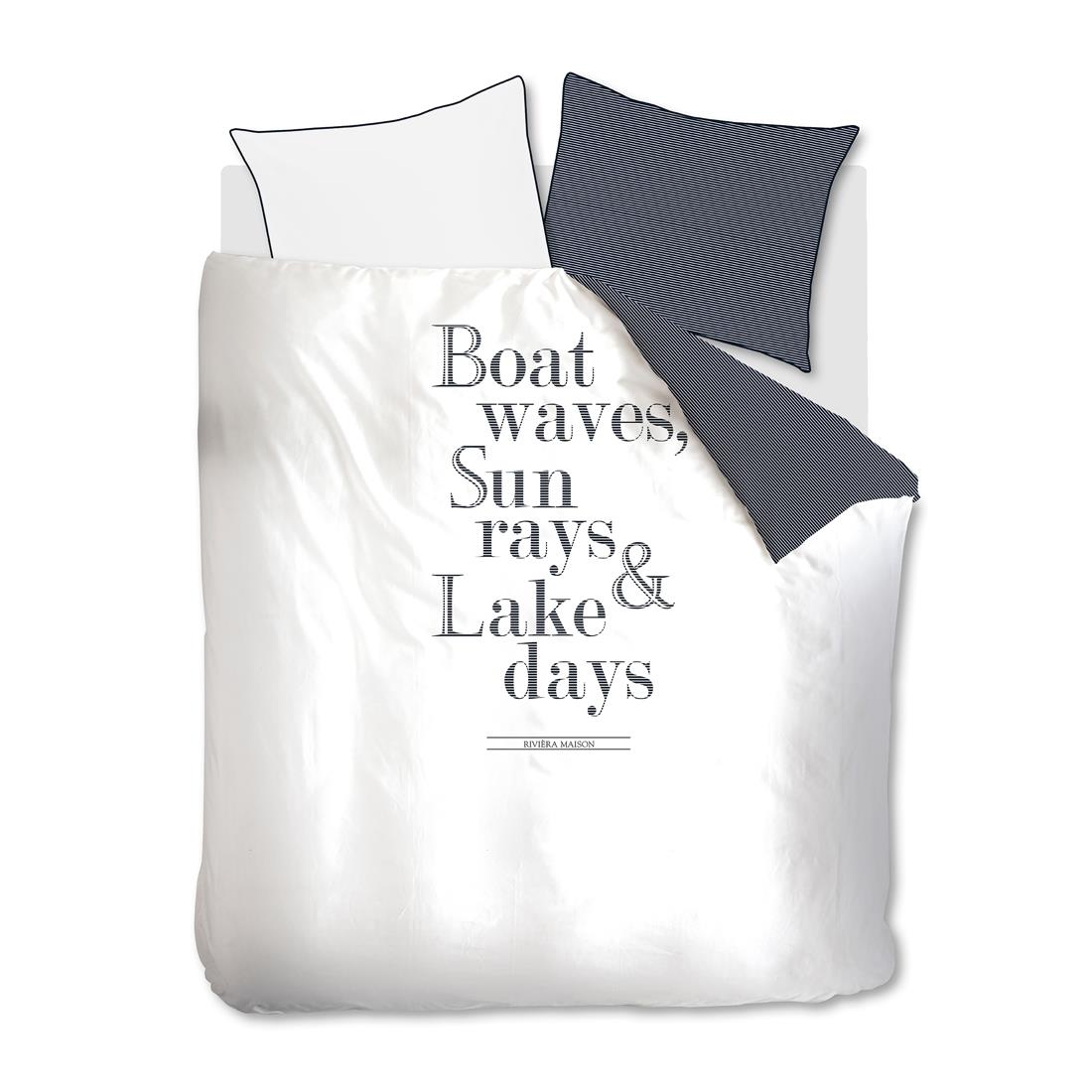 Riviera Maison - RM Lake Days navy 240x200|220 - Donkerblauw