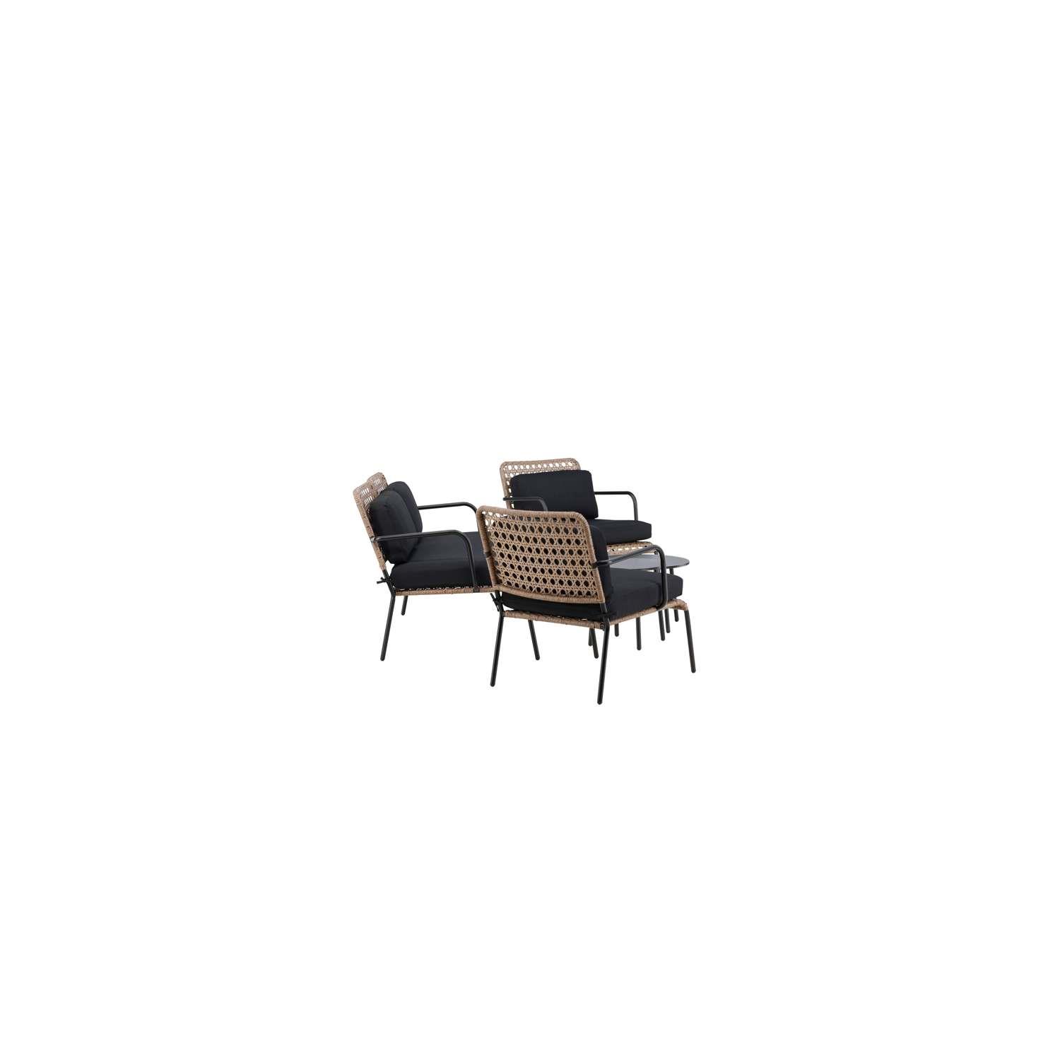 Venture Home Paola Bankstel - Zwart