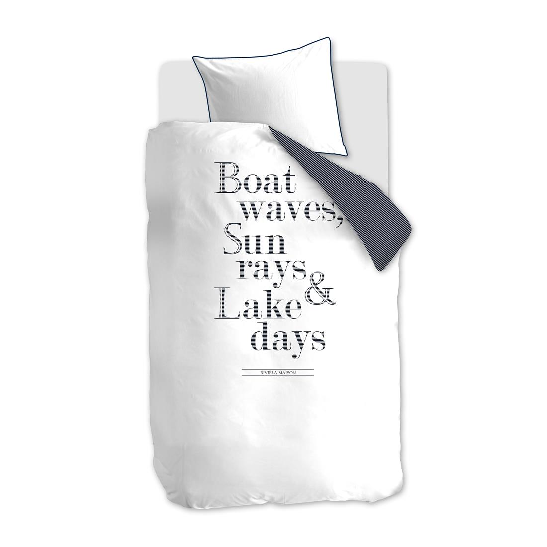Riviera Maison - RM Lake Days navy 60x70 - Donkerblauw