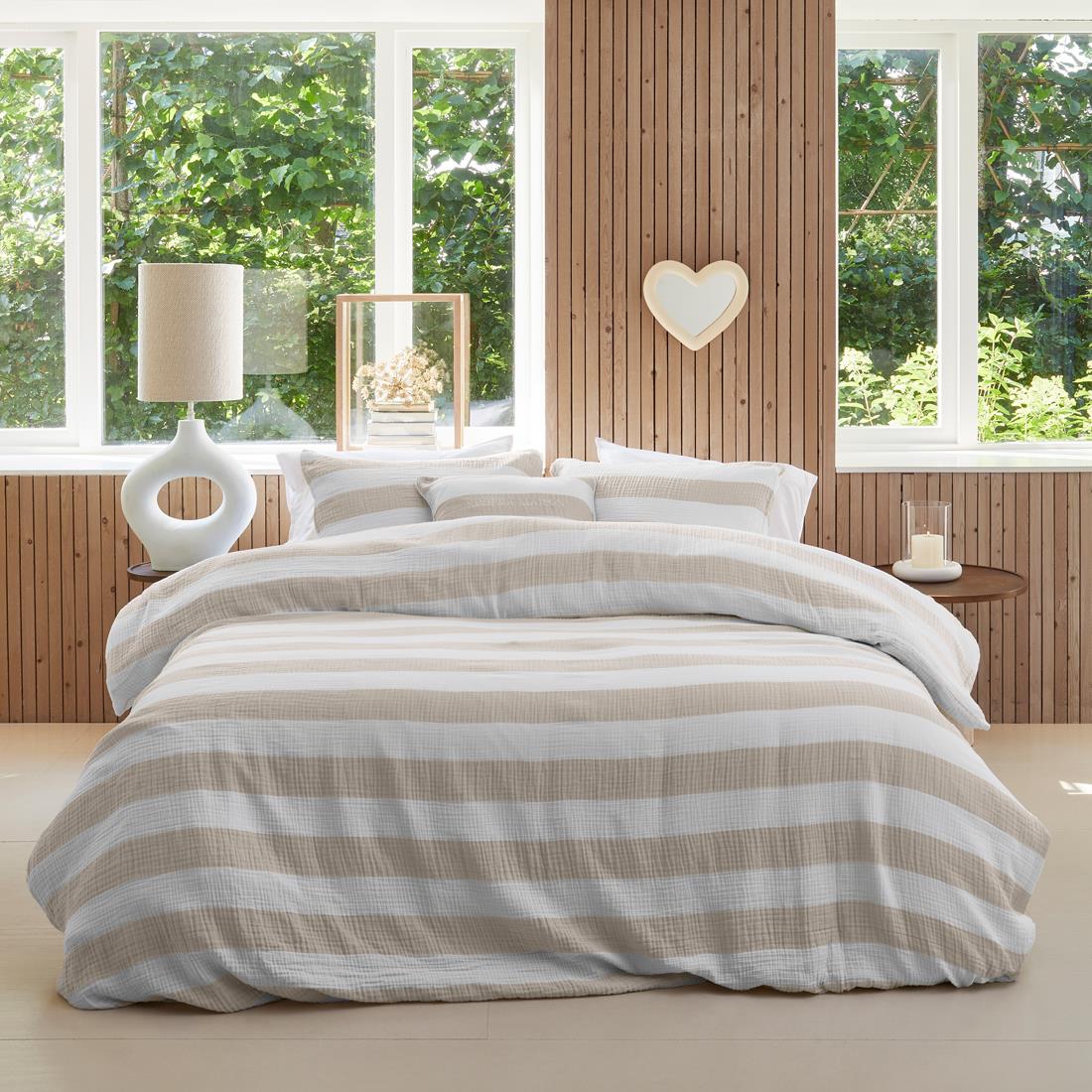 Riviera Maison - RM Striped sand 60x70 - Zand