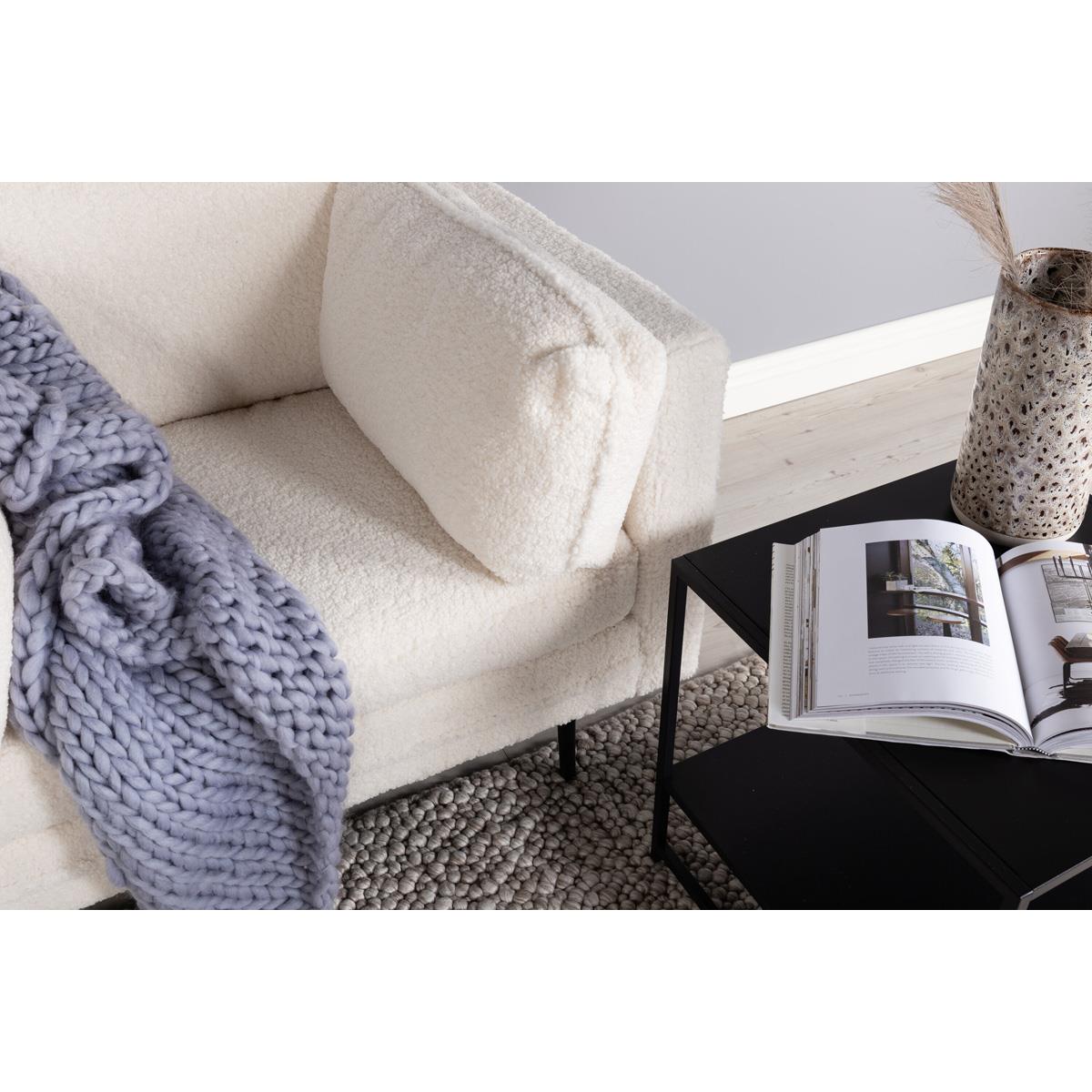 Fjôrd - Fauteuil Wit - Teddy - Boom