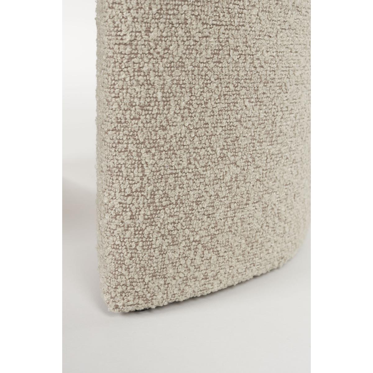 Housecraft Living Noxx Kruk| Poef Teddy stof Beige