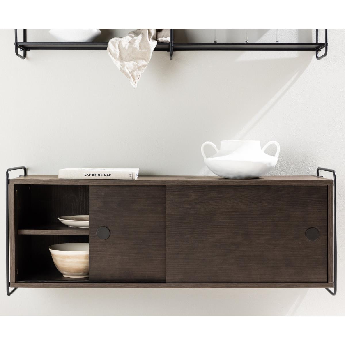 Fjôrd - Hangend Wandkastje Bruin 121cm - Paris