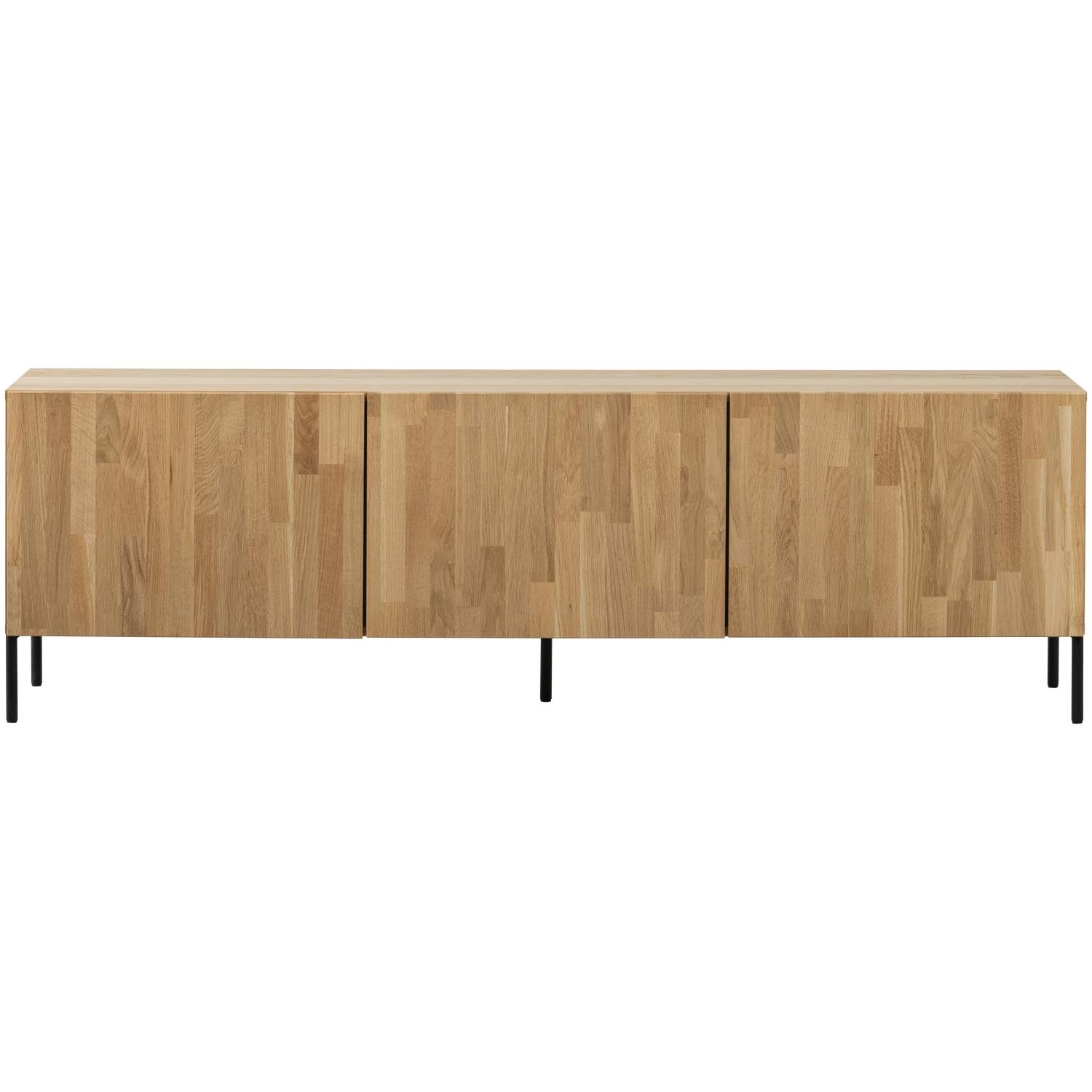 WOOOD Bono Gravure TV Meubel - Eiken - Naturel - 56x180x46