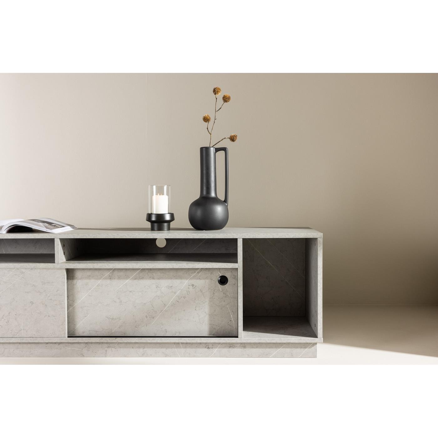 Fjôrd - Tv-meubel Stone Beton - Melamine - Girona
