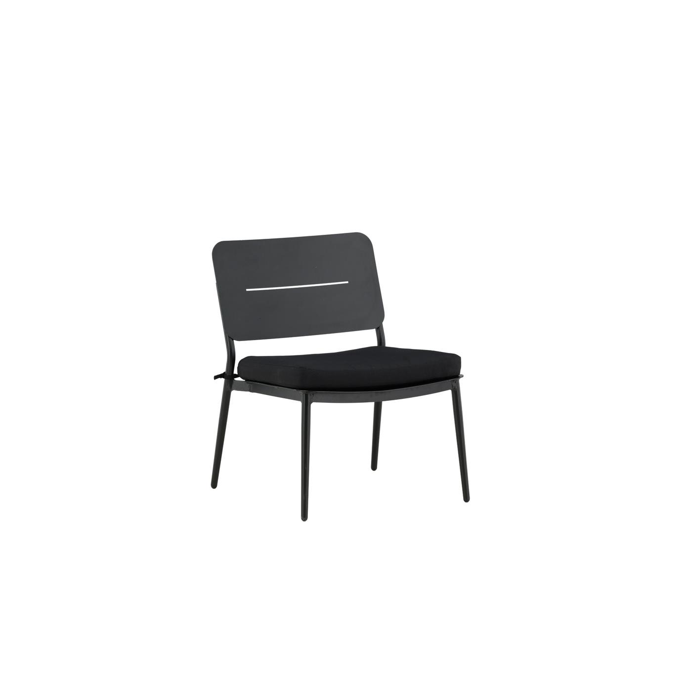 Fjôrd - Fauteuil Zwart - Lina