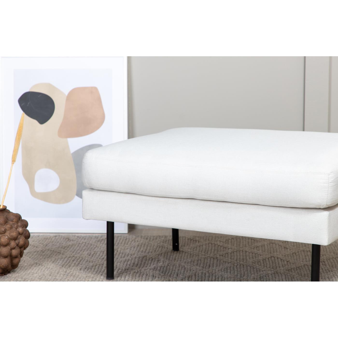 Fjôrd - Poef Beige - Stof - Zoom