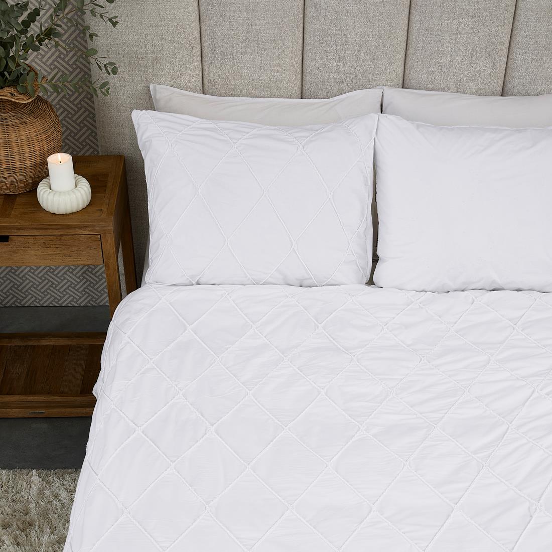 Riviera Maison - RM Elegance white 240x200|220 - Wit