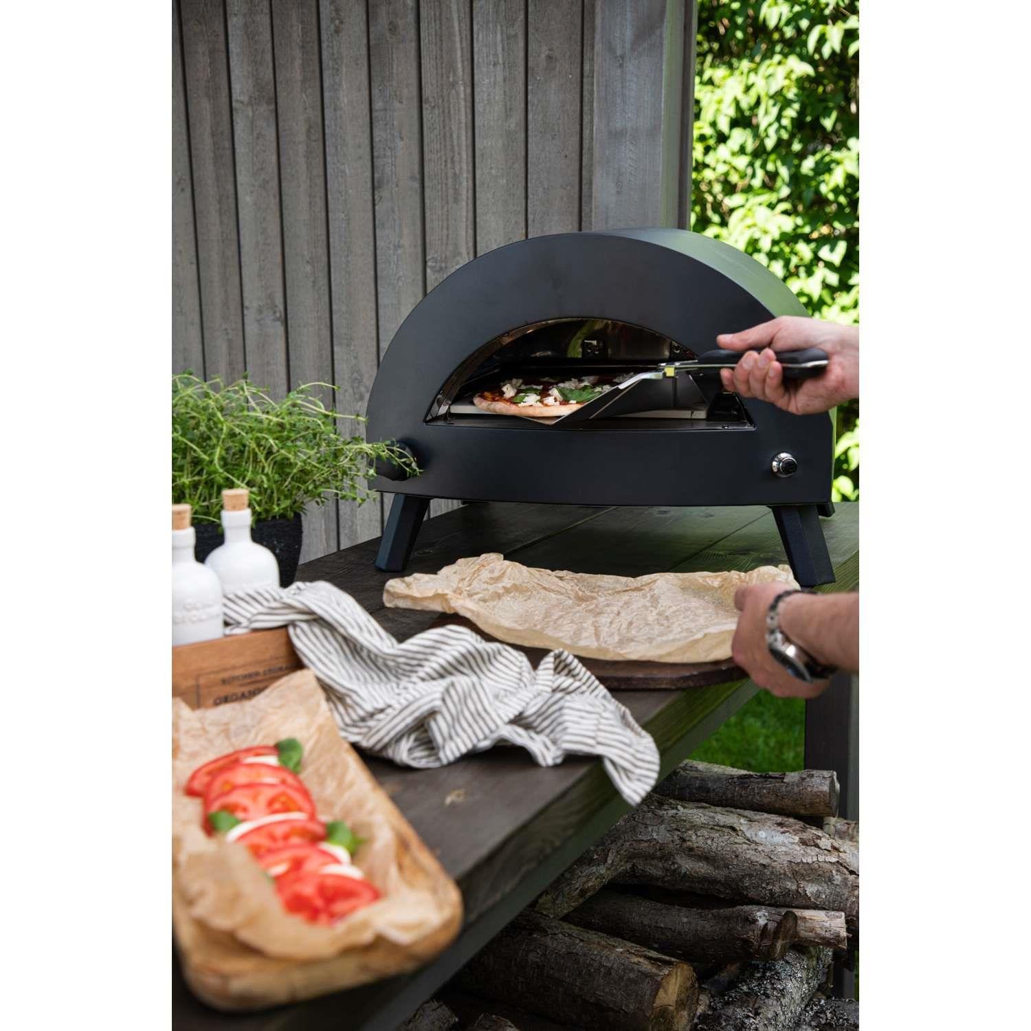 Venture Home Bukom Pizzaoven 52 x 40 x 54,5 - Zwart