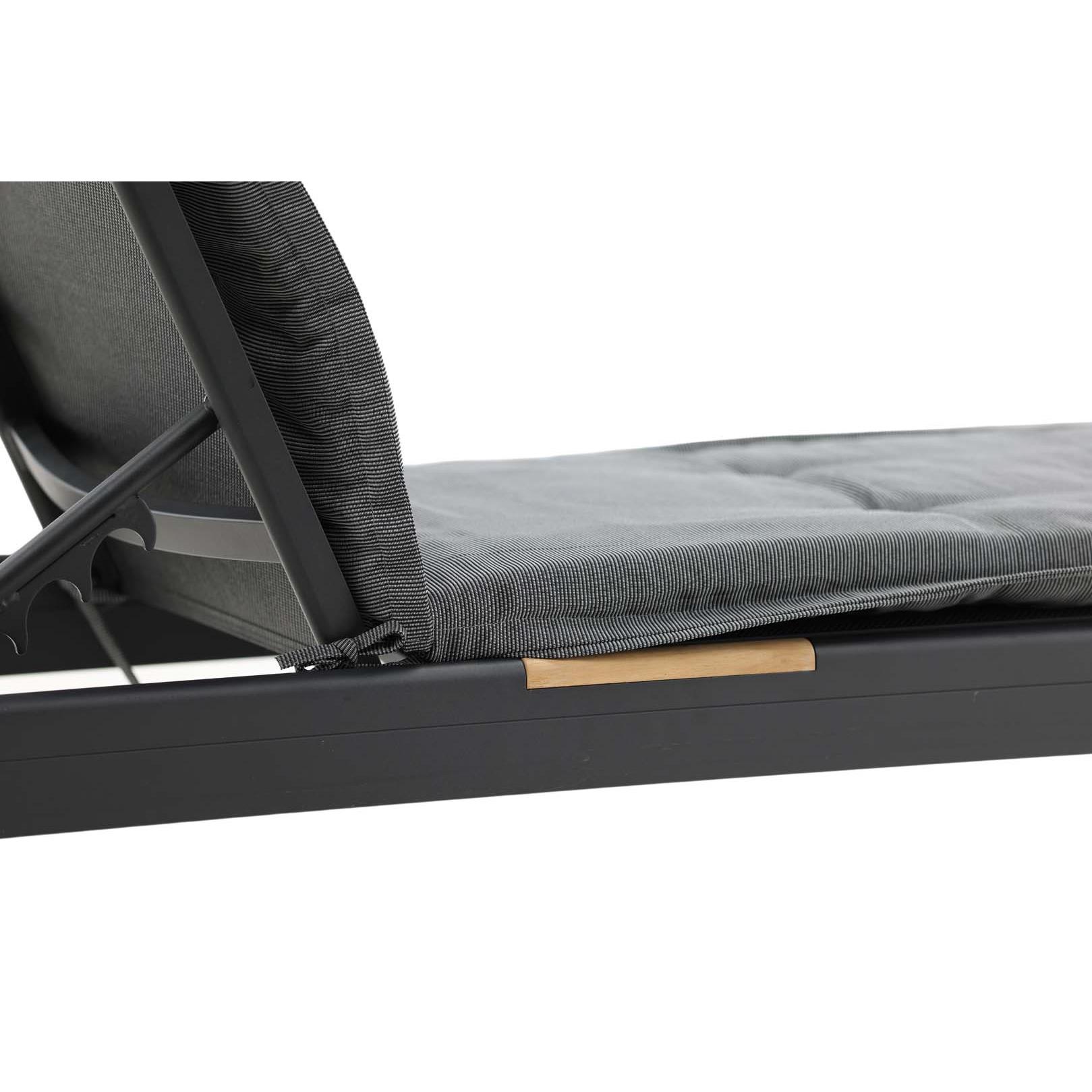Venture Home Hanna Ligbedkussen 5,5 x 193 x 60 - Donkergrijs
