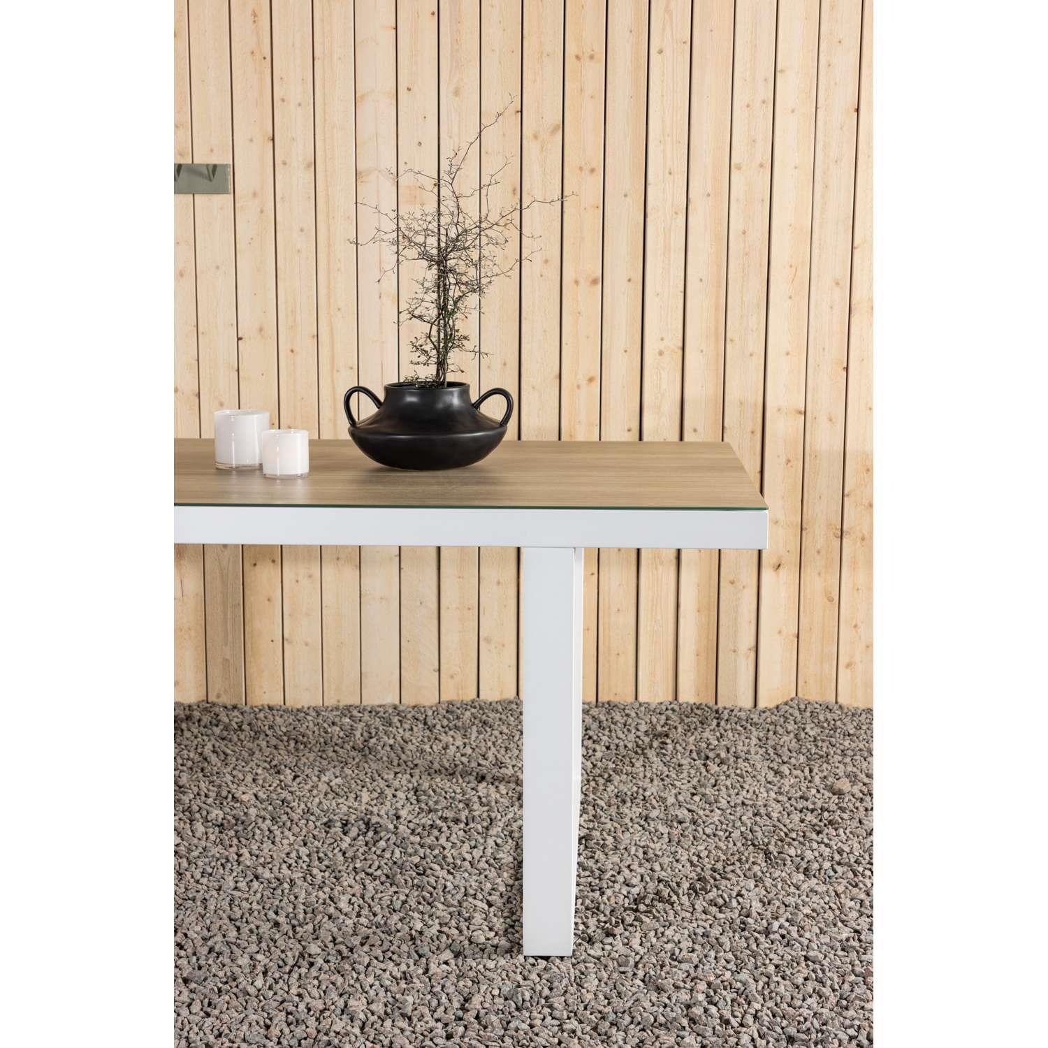 Venture Home Merlo Rechthoekige eettafel 75 x 200 x 90 - Wit