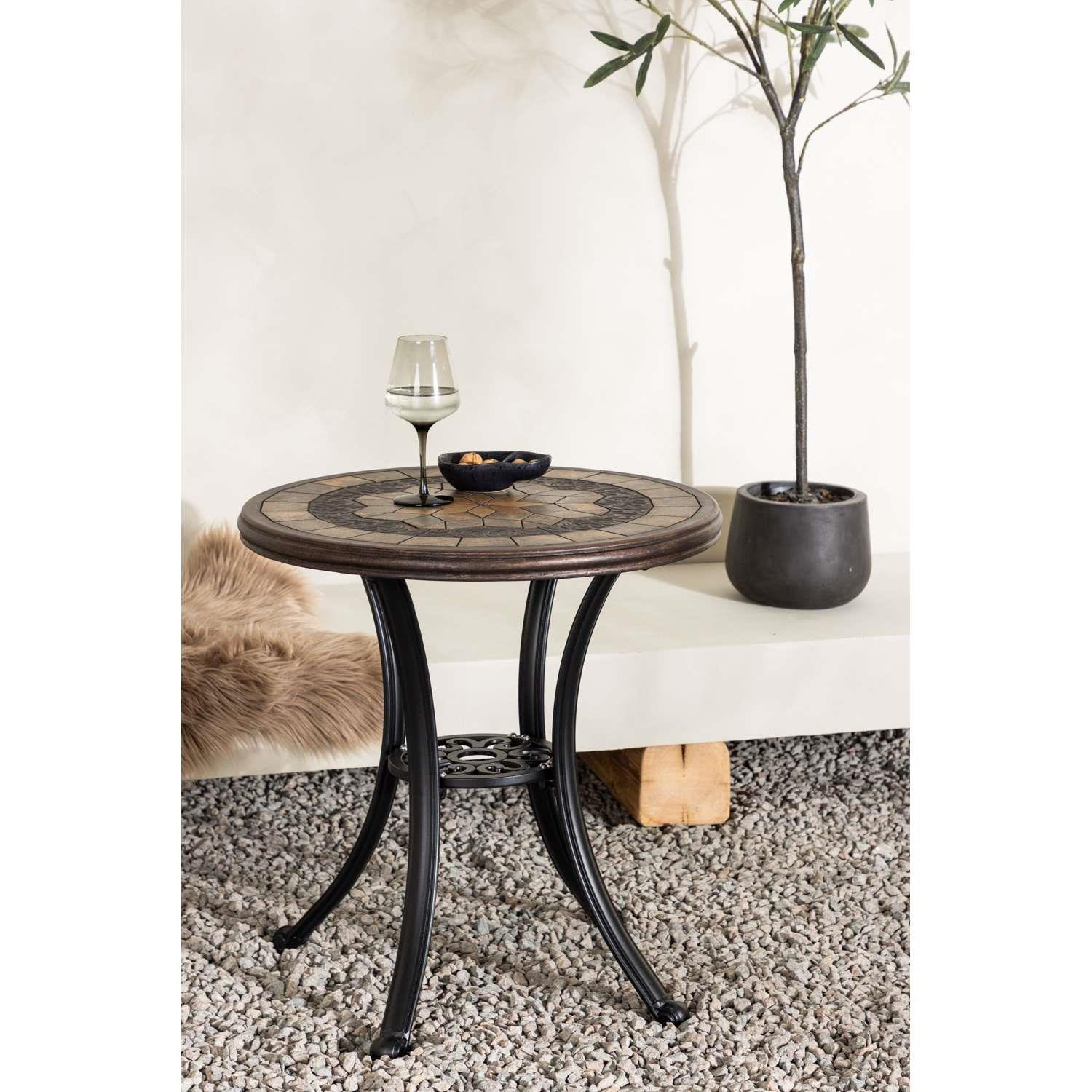 Venture Home Leiria Cafétafel ⌀60 - Bruin