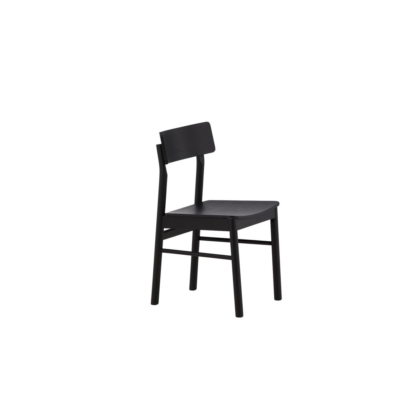 Fjôrd - Eetkamerstoel Naturel - Rubberhout - Montros - Set van 2