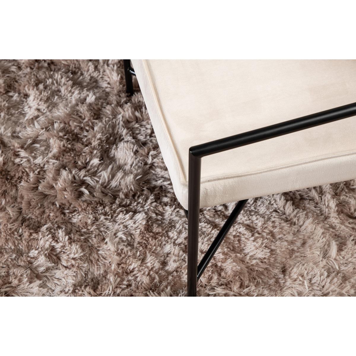 Fjôrd - Fauteuil Beige - Velvet - Rakel