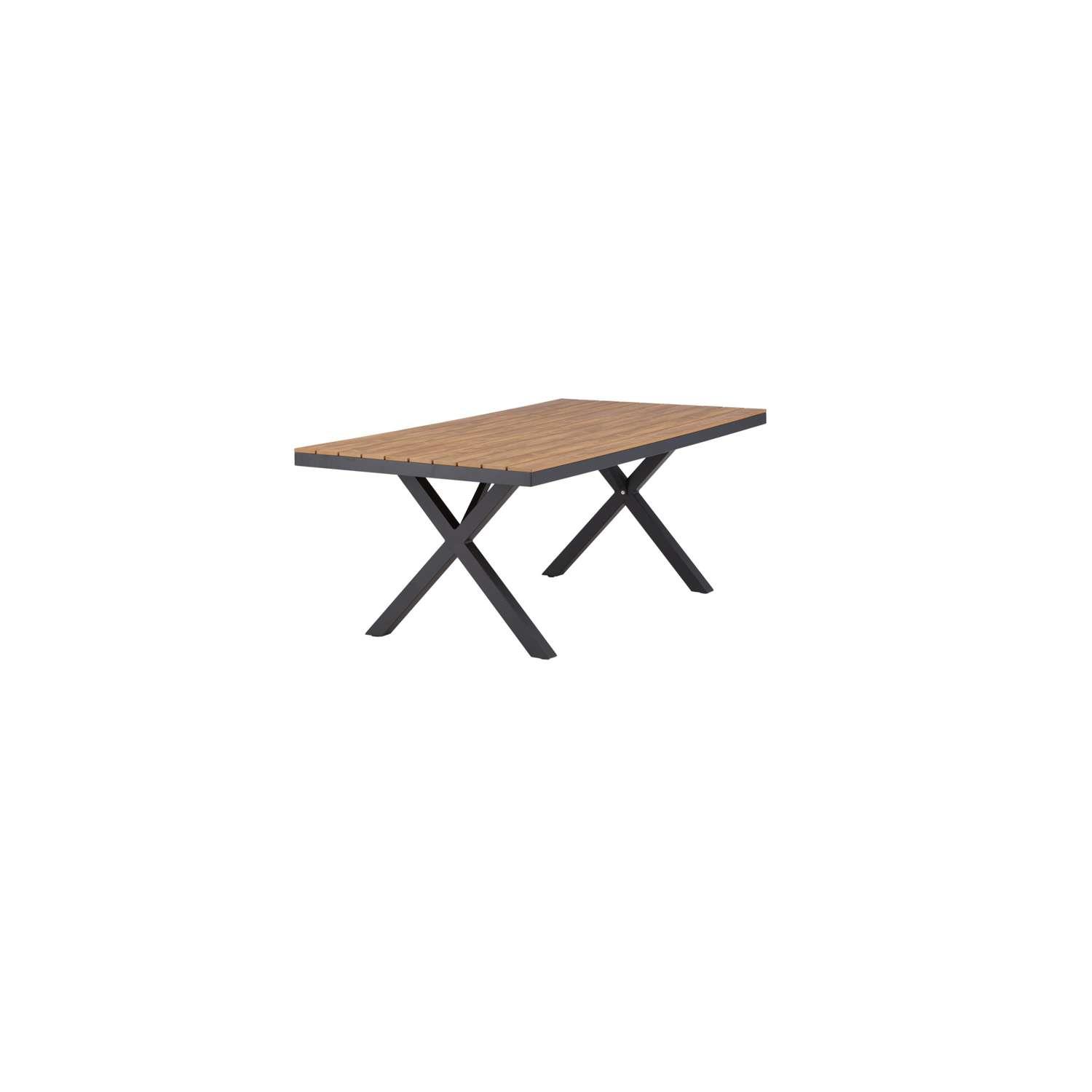 Venture Home Garcia Rechthoekige eettafel 74 x 200 x 100 - Zwart