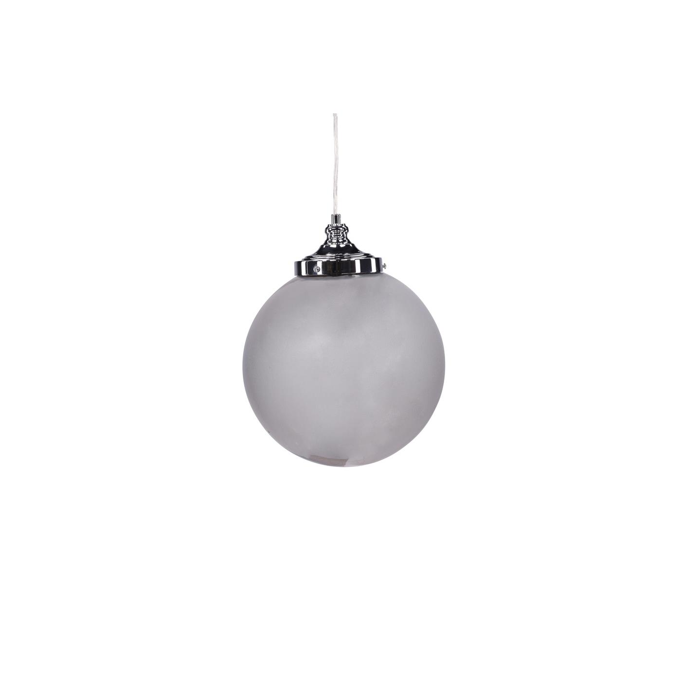 Fjôrd - Hanglamp Zwart Smoked - Glas - Lemans