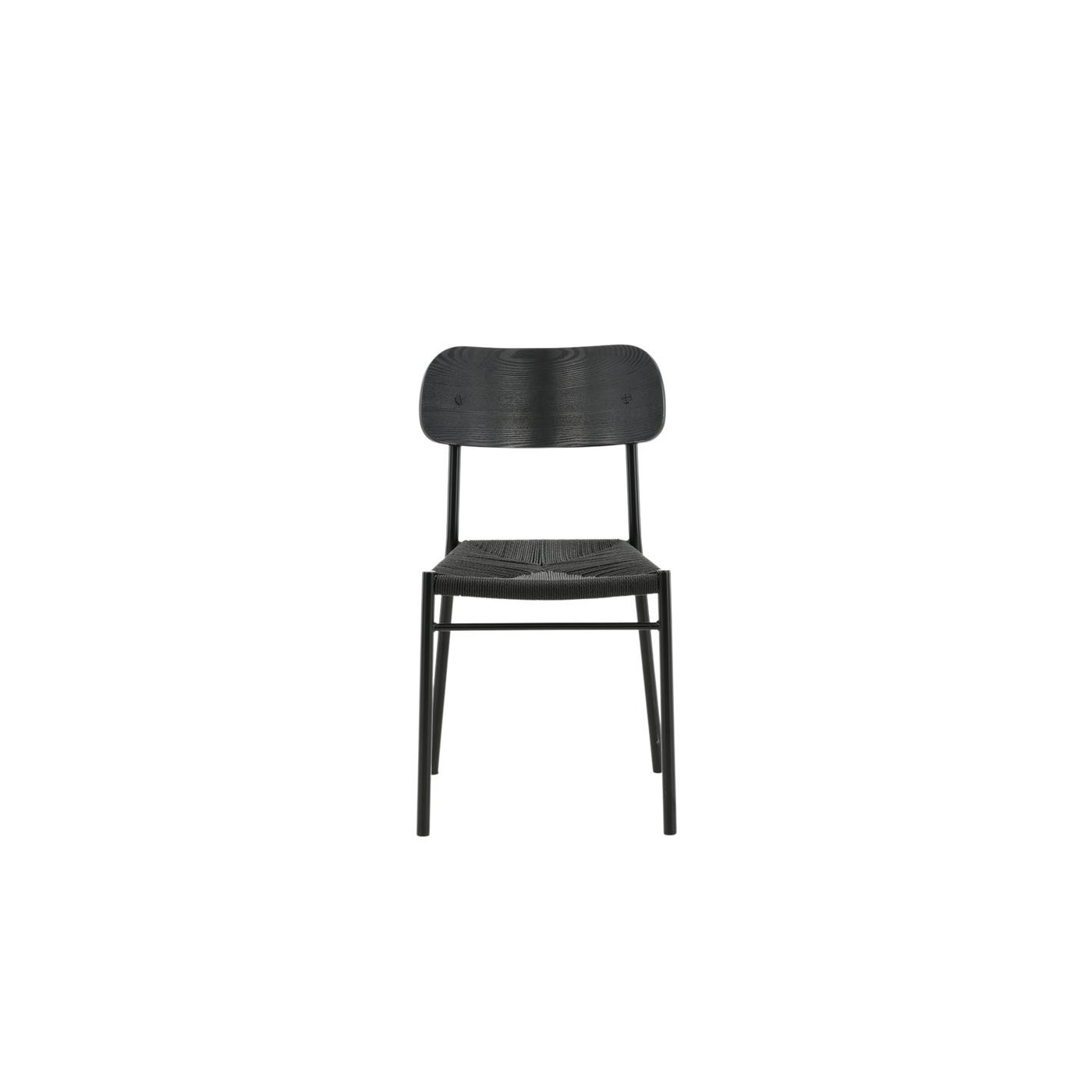 Fjôrd - Eetkamerstoel Zwart - Polly - Set van 2