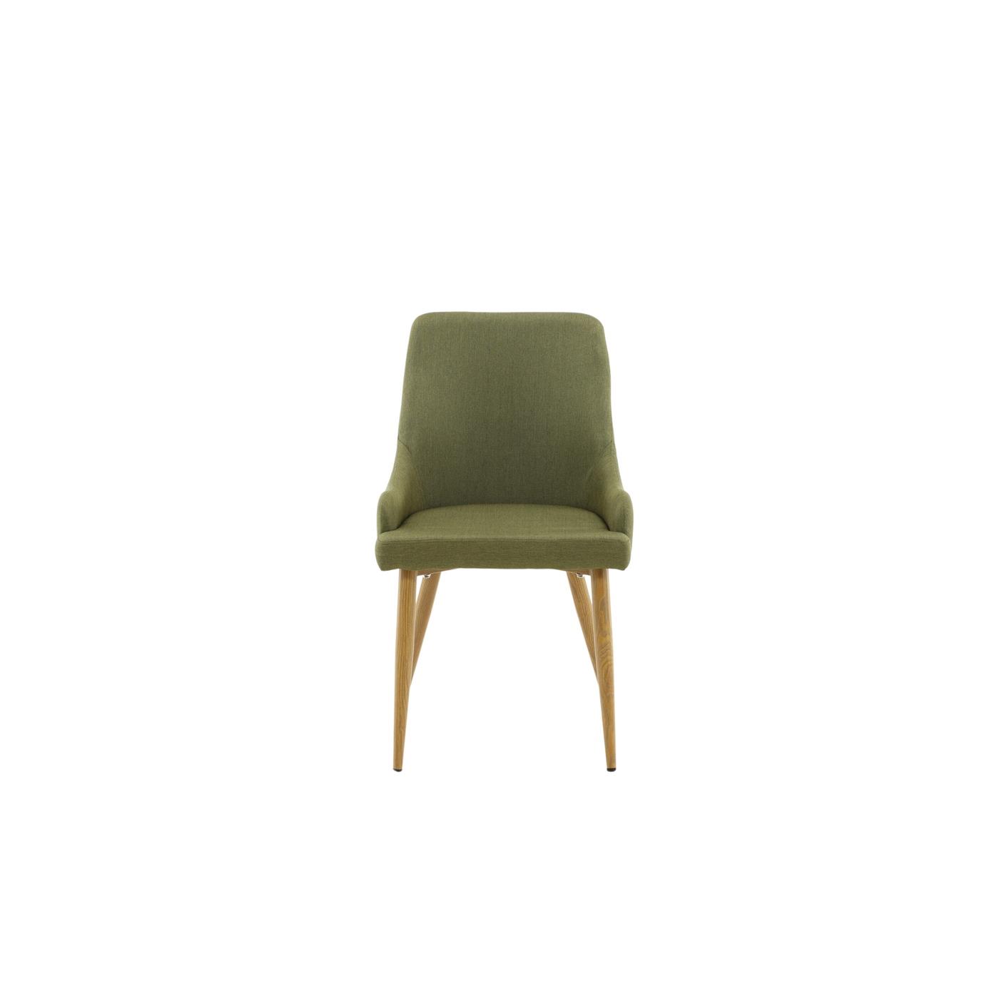 Fjôrd - Eetkamerstoel Mosgroen|Eikenlook - Plaza - Set van 2