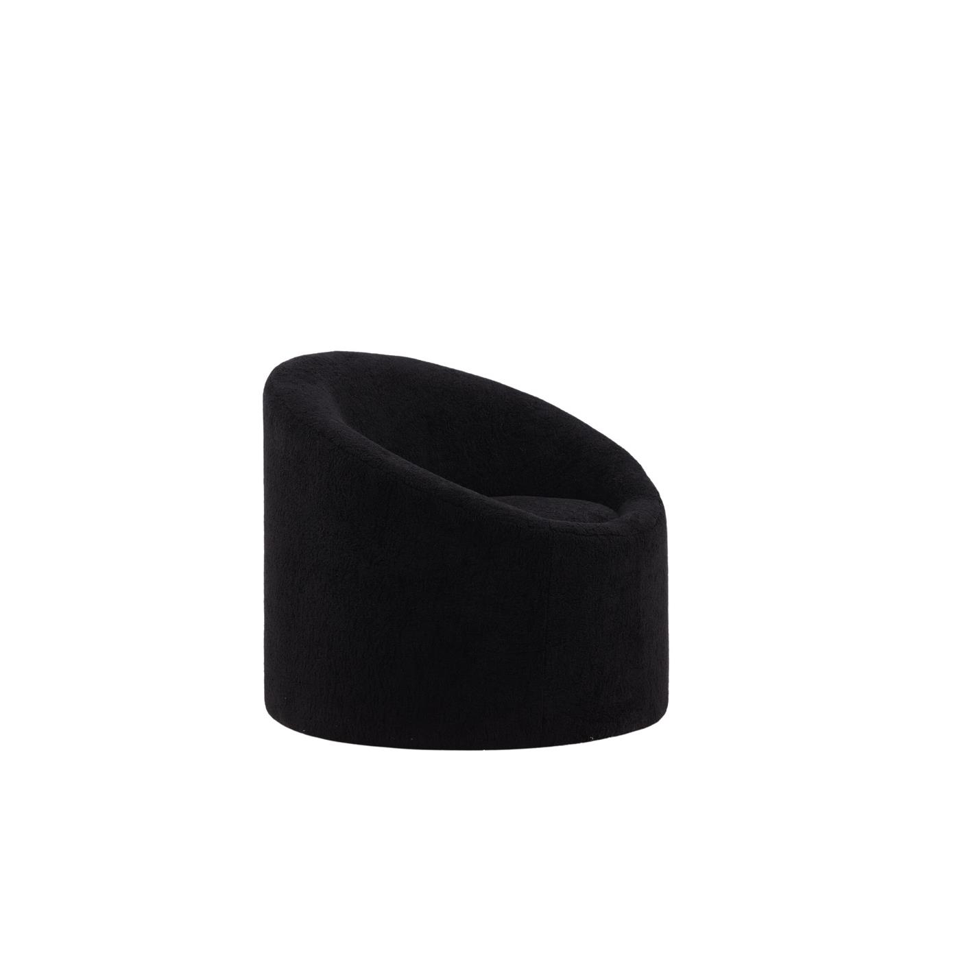 Fjôrd - Fauteuil Zwart - Bouclé - Warren