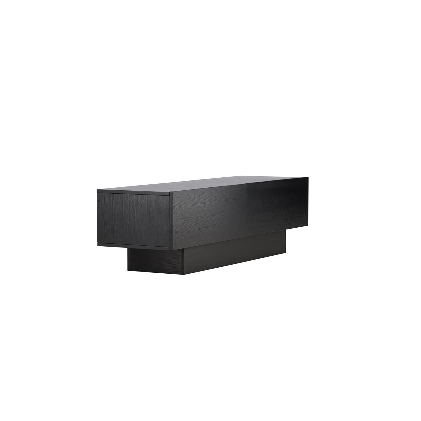 Fjôrd - Tv-meubel Zwart - 120cm - Cuenca