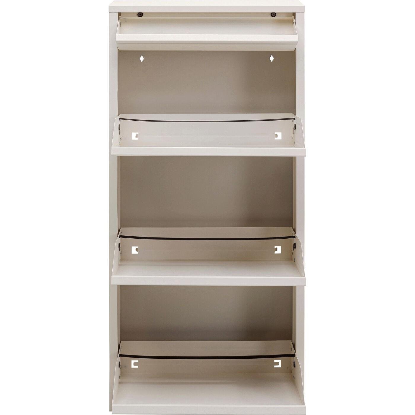 Kare Design Caruso Schoenenkast 3+1 laden creme