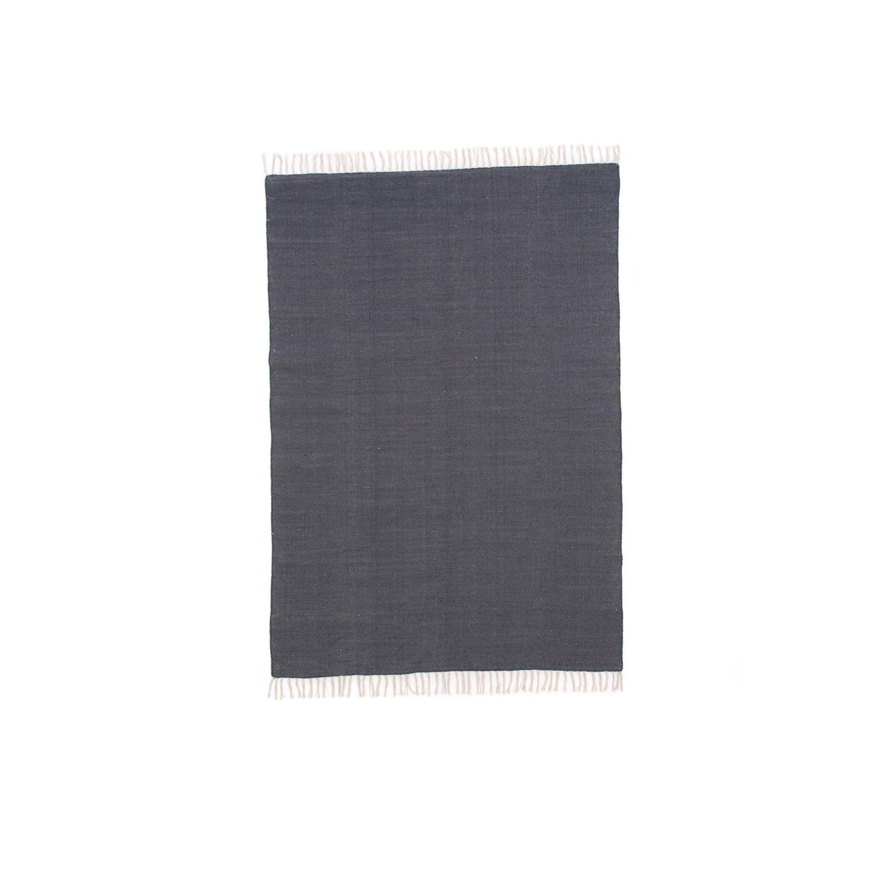 Fjôrd - Vloerkleed Donkergrijs - 170x240cm - Panipat