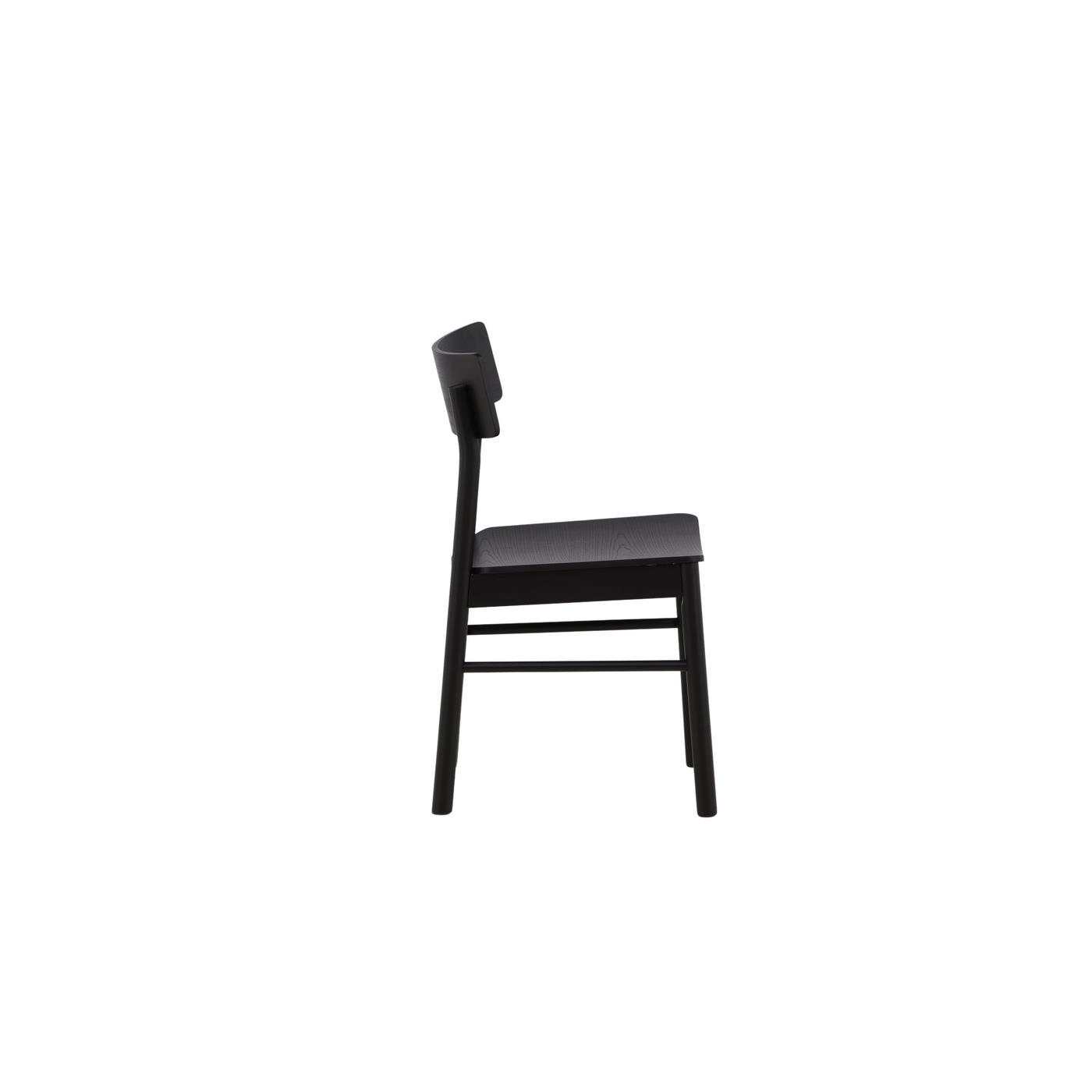 Fjôrd - Eetkamerstoel Naturel - Rubberhout - Montros - Set van 2