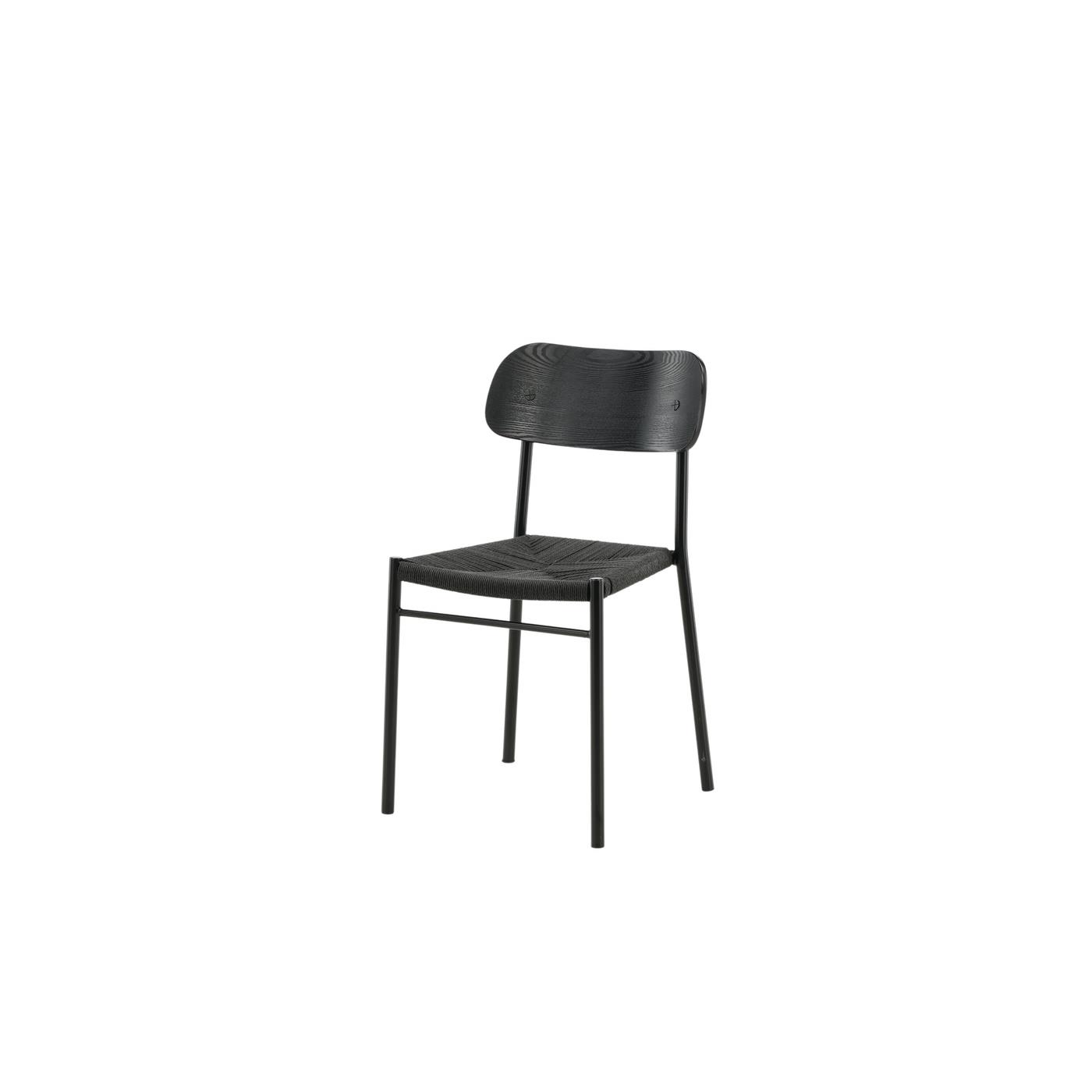 Fjôrd - Eetkamerstoel Zwart - Polly - Set van 2