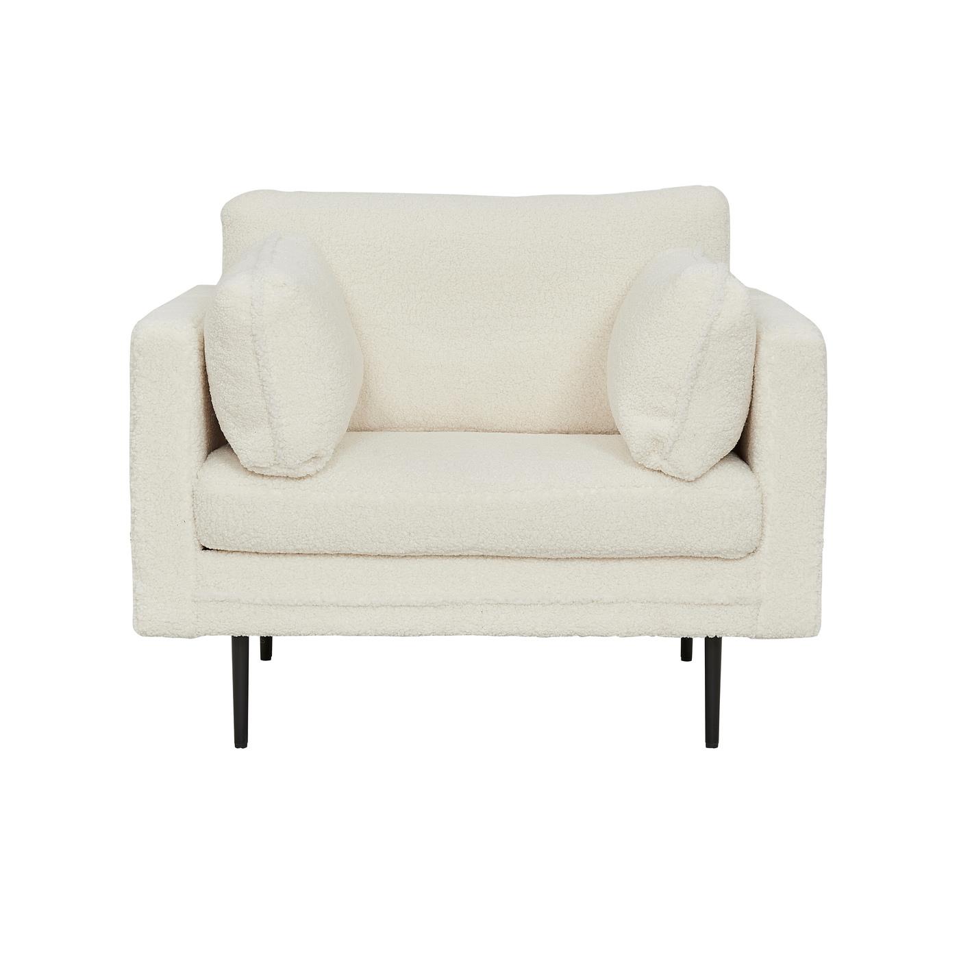 Fjôrd - Fauteuil Wit - Teddy - Boom