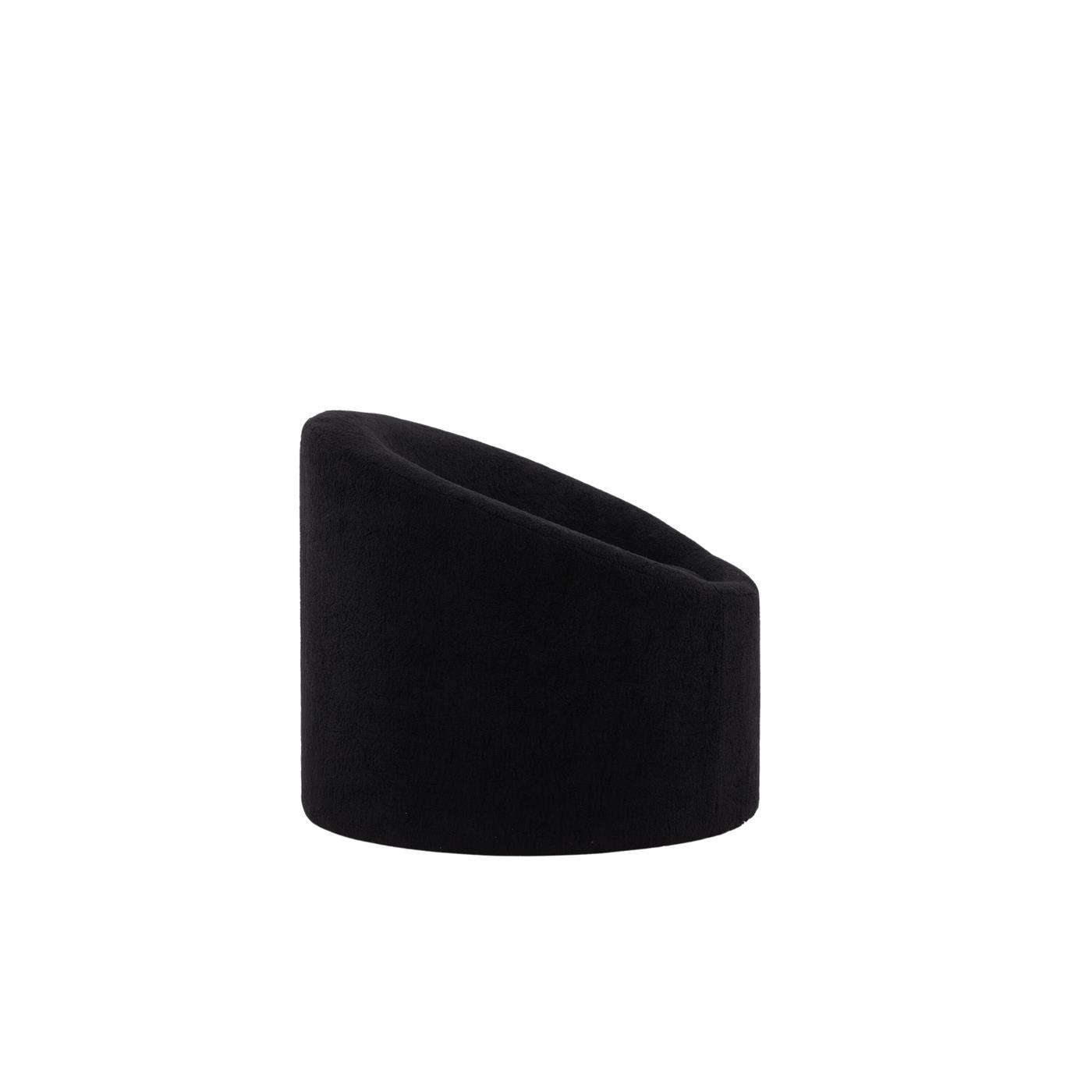 Fjôrd - Fauteuil Zwart - Bouclé - Warren