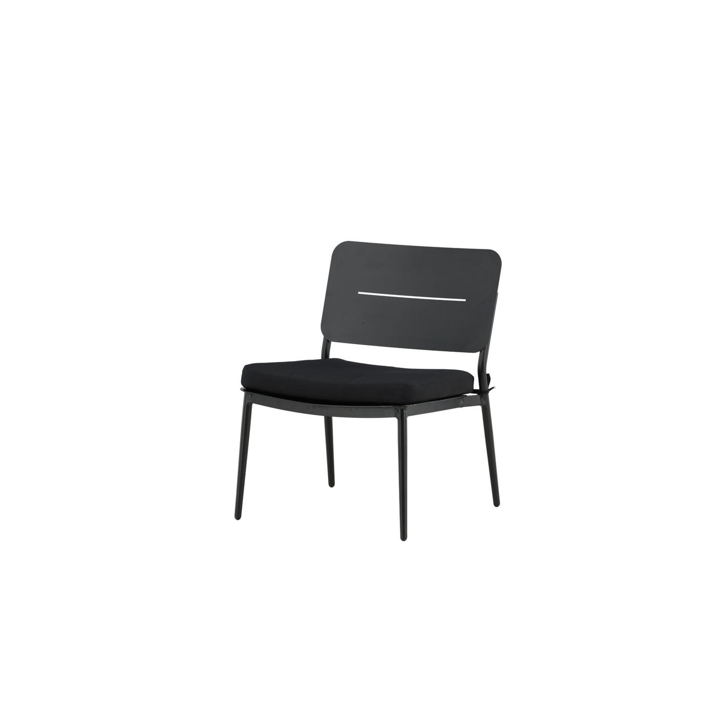 Fjôrd - Fauteuil Zwart - Lina