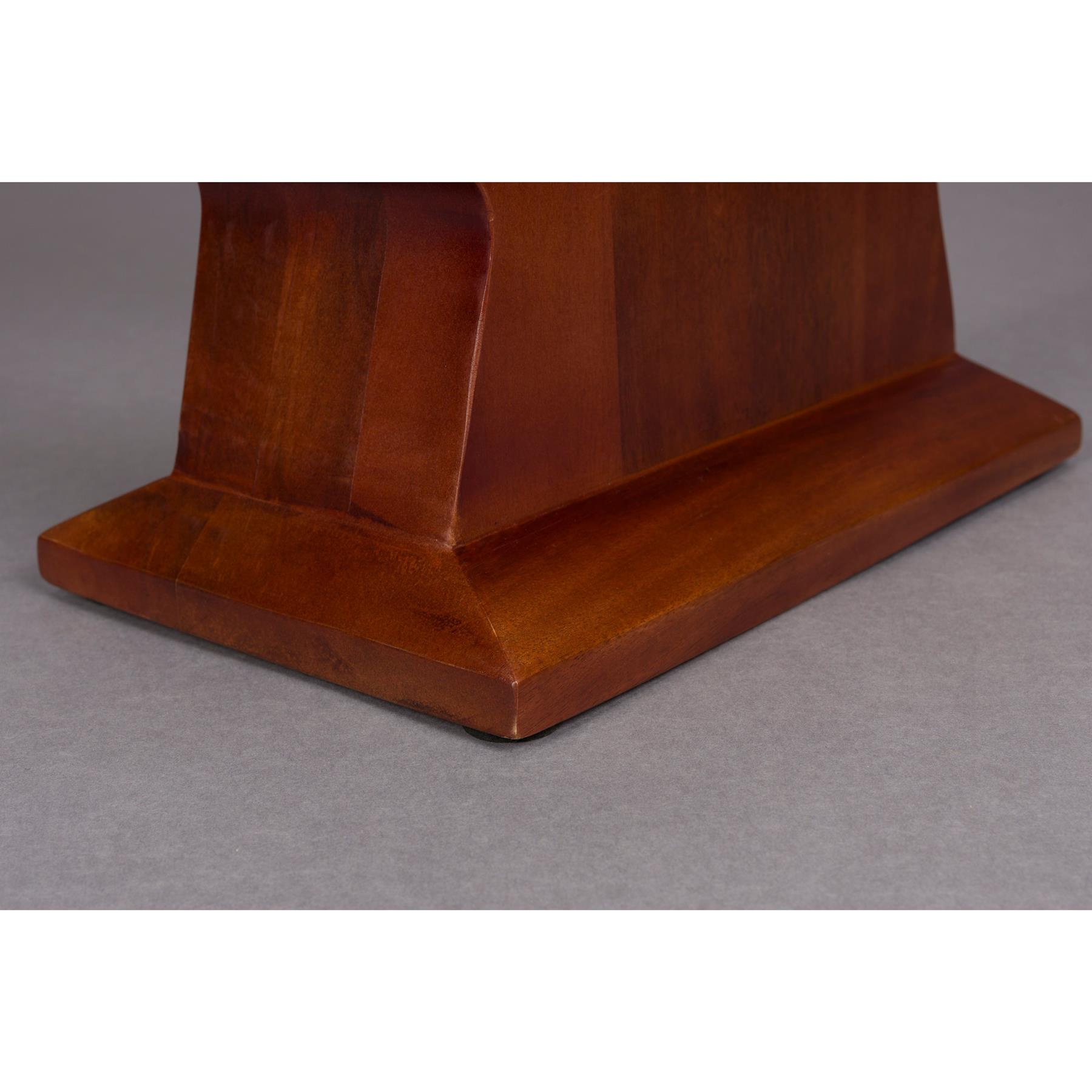 Dutchbone Pilaster Bijzettafel Rechthoek Mangohout Bruin