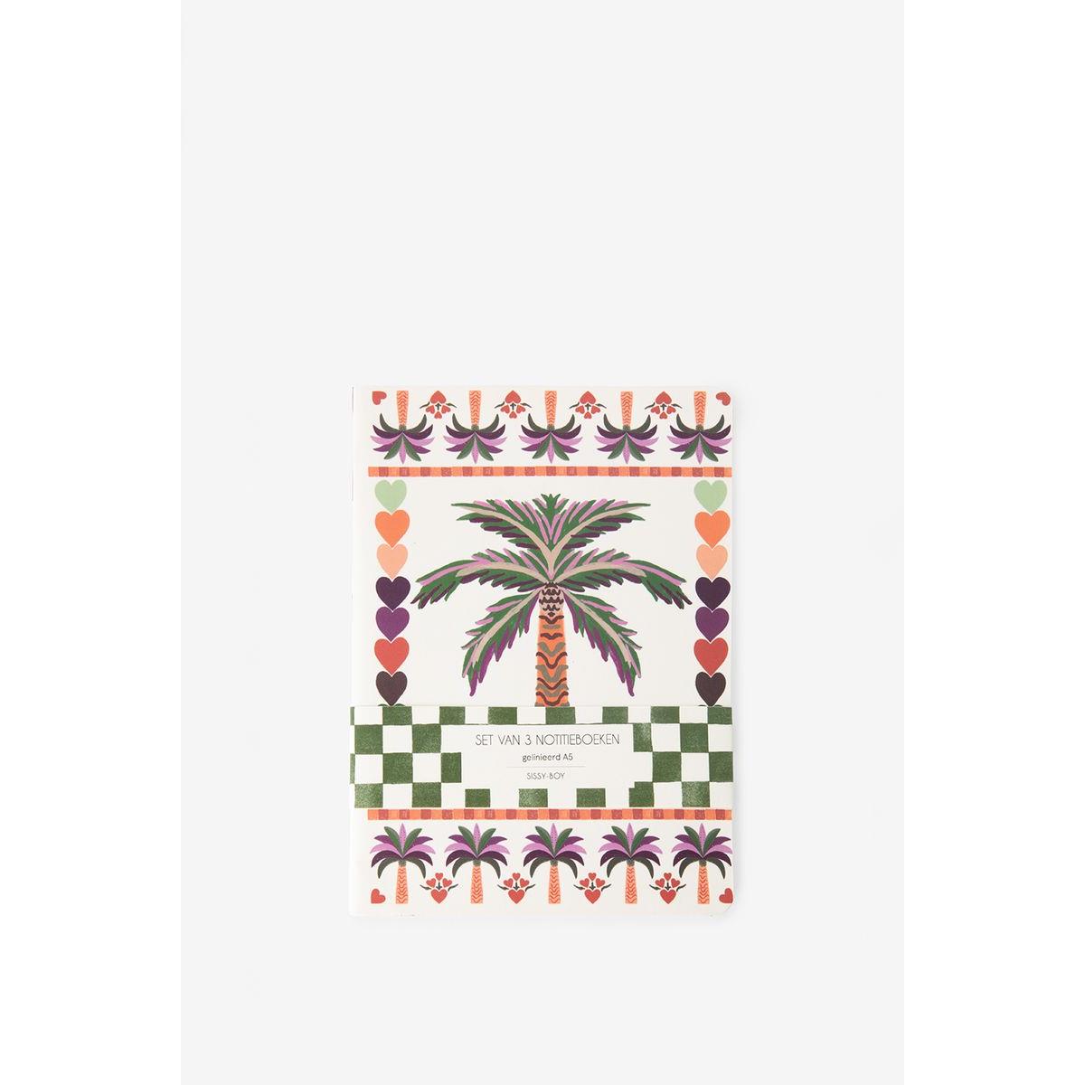 Sissy-Boy Multicolour notitieboek set met print