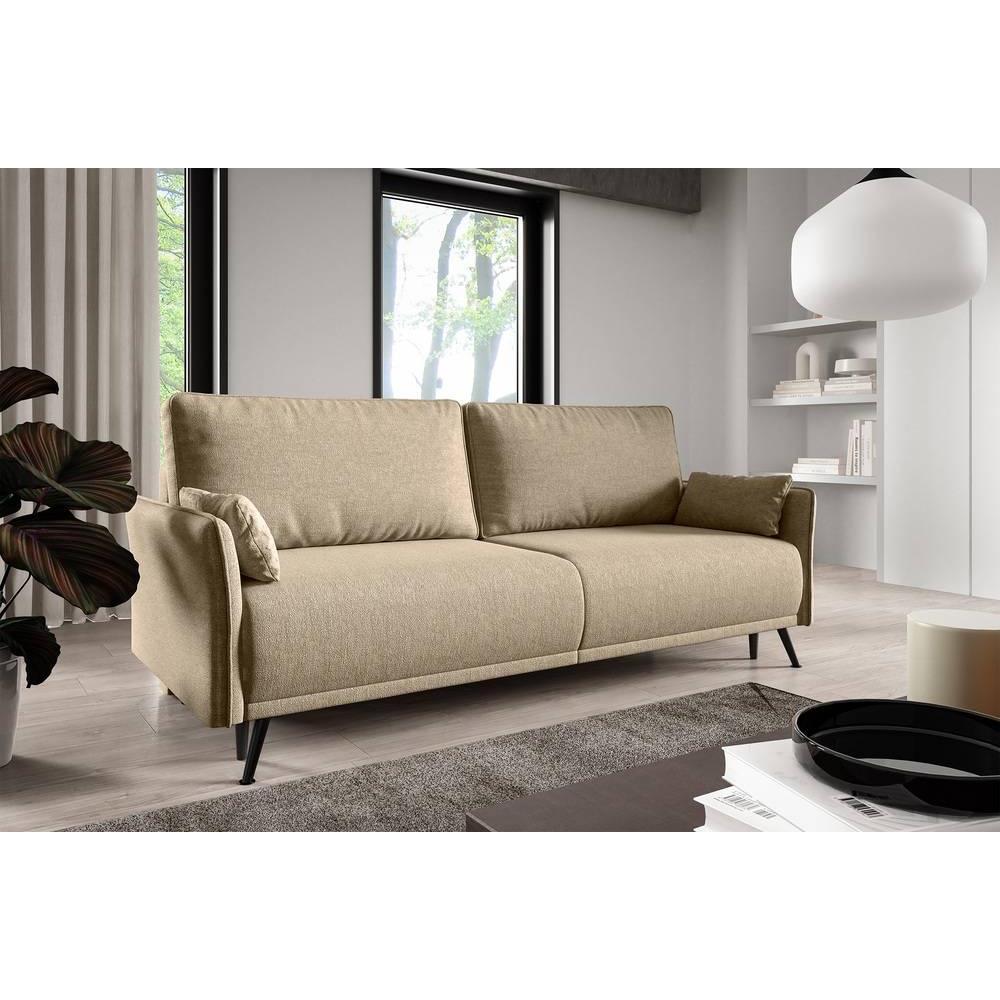 NADUVI Collection Slaapbank Seriate chenille met opbergruimte