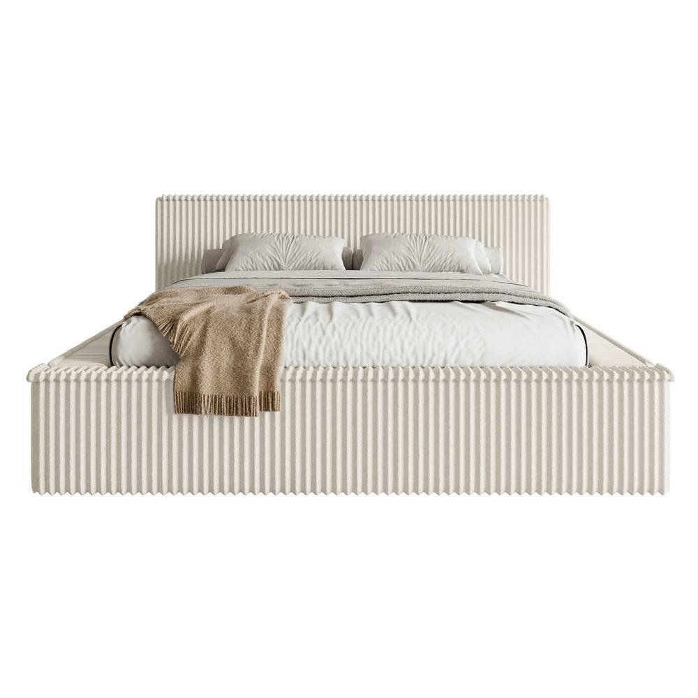 NADUVI Collection Bedframe Rafe ribstof 140 x 200 cm