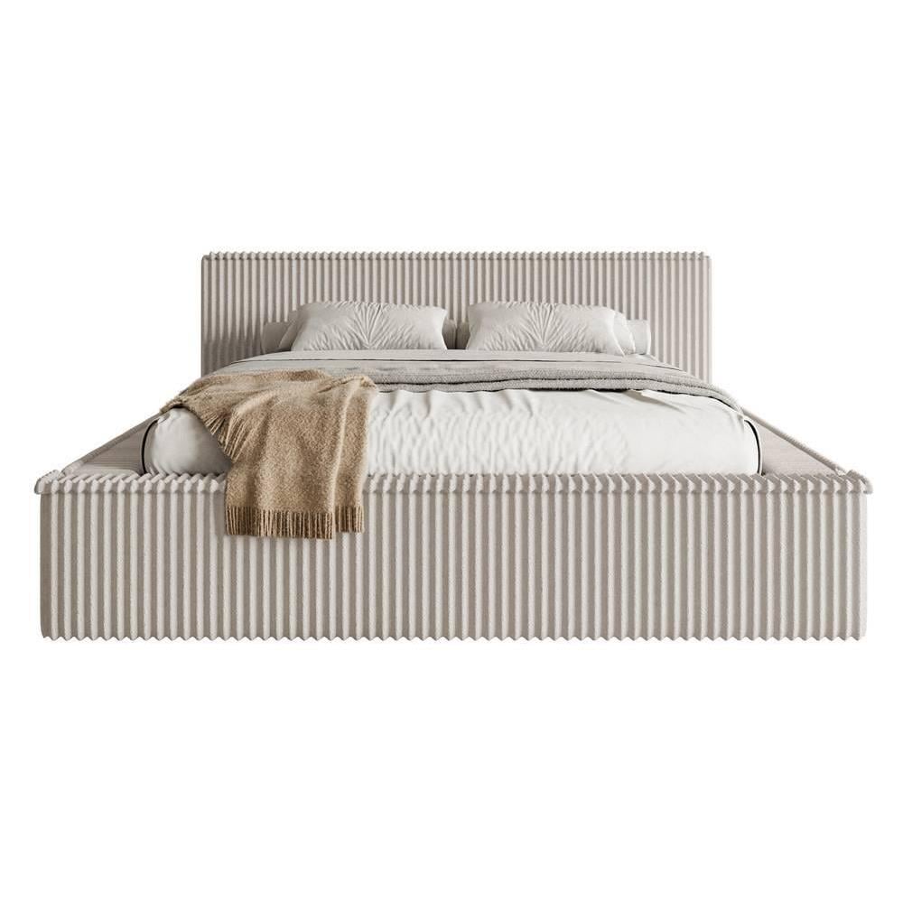 NADUVI Collection Bedframe Rafe ribstof 180 x 200 cm