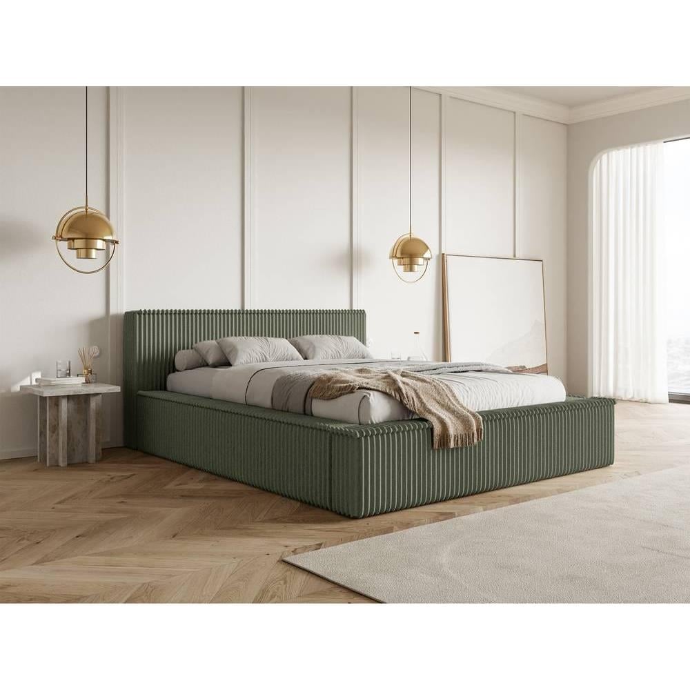 NADUVI Collection Bedframe Rafe ribstof 140 x 200 cm