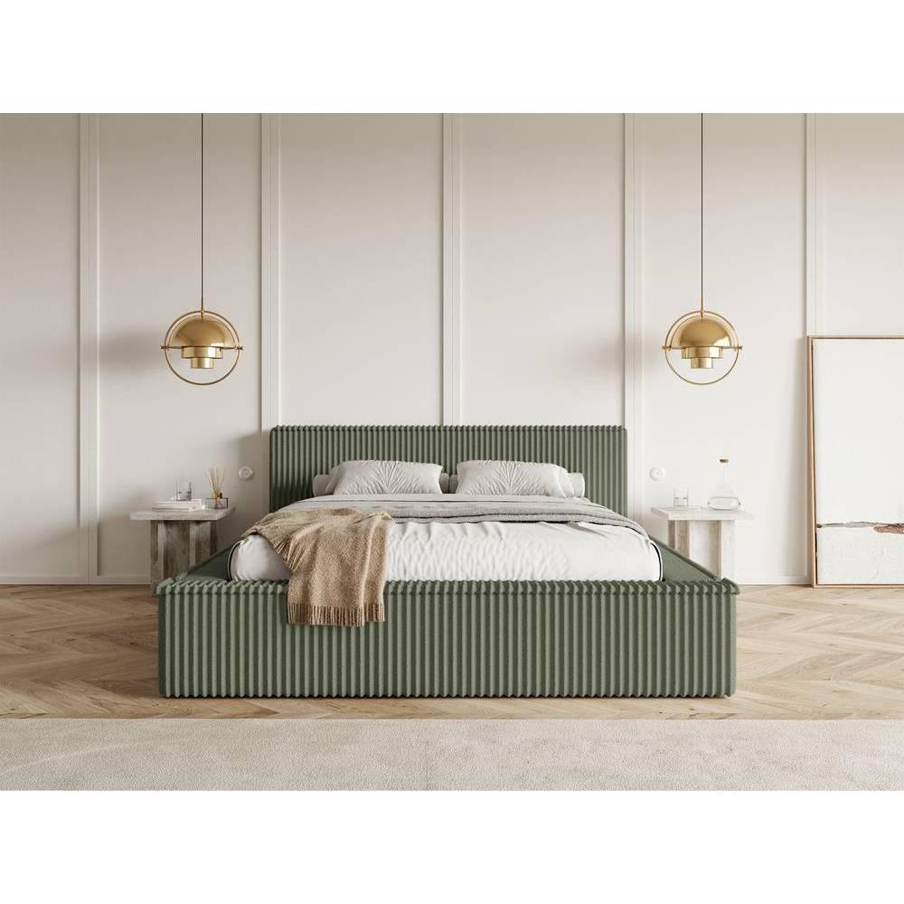 NADUVI Collection Bedframe Rafe ribstof 140 x 200 cm