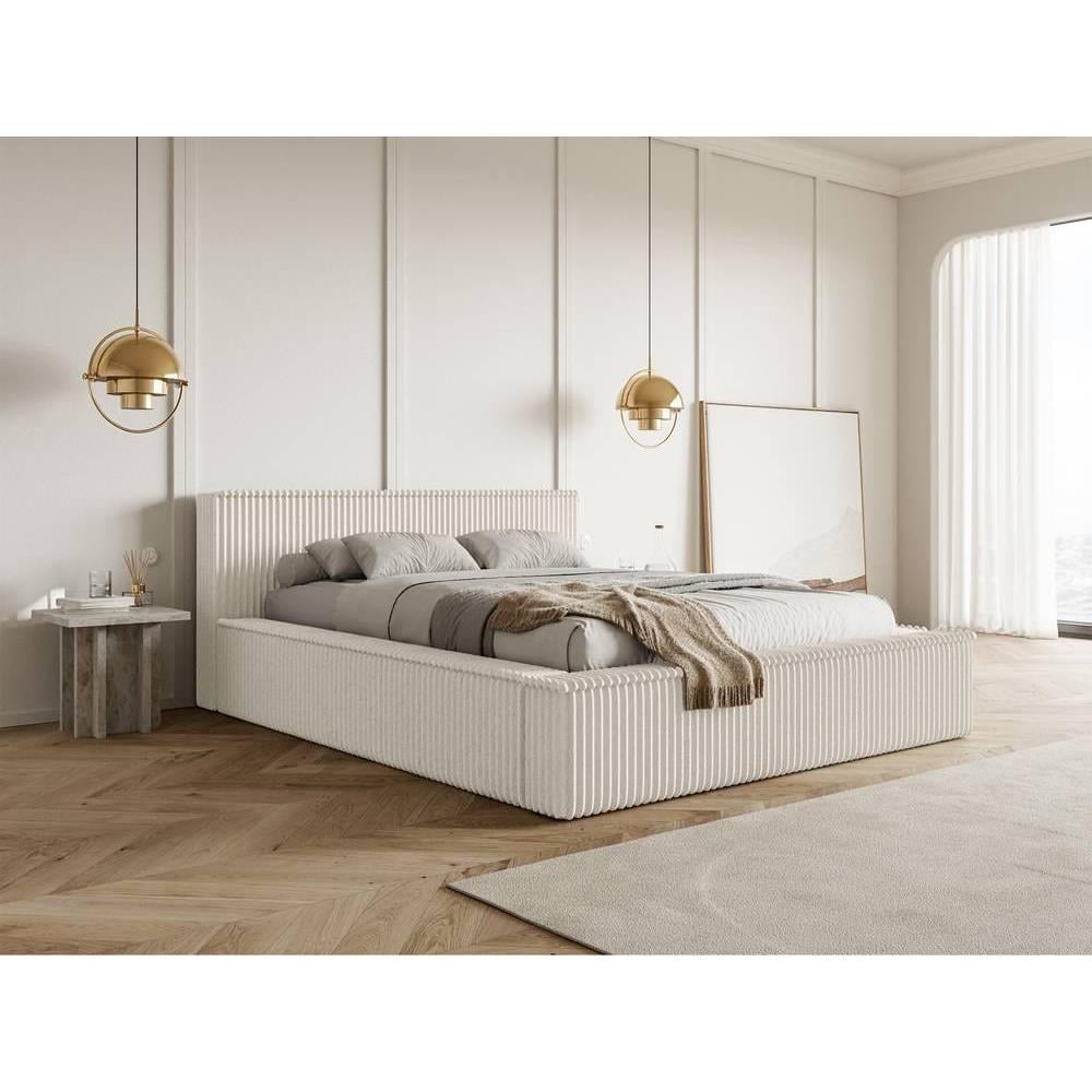 NADUVI Collection Bedframe Rafe ribstof 180 x 200 cm