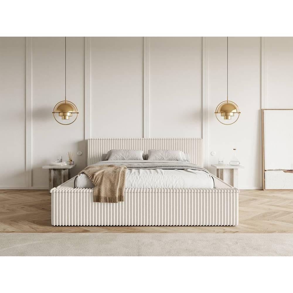 NADUVI Collection Bedframe Rafe ribstof 180 x 200 cm