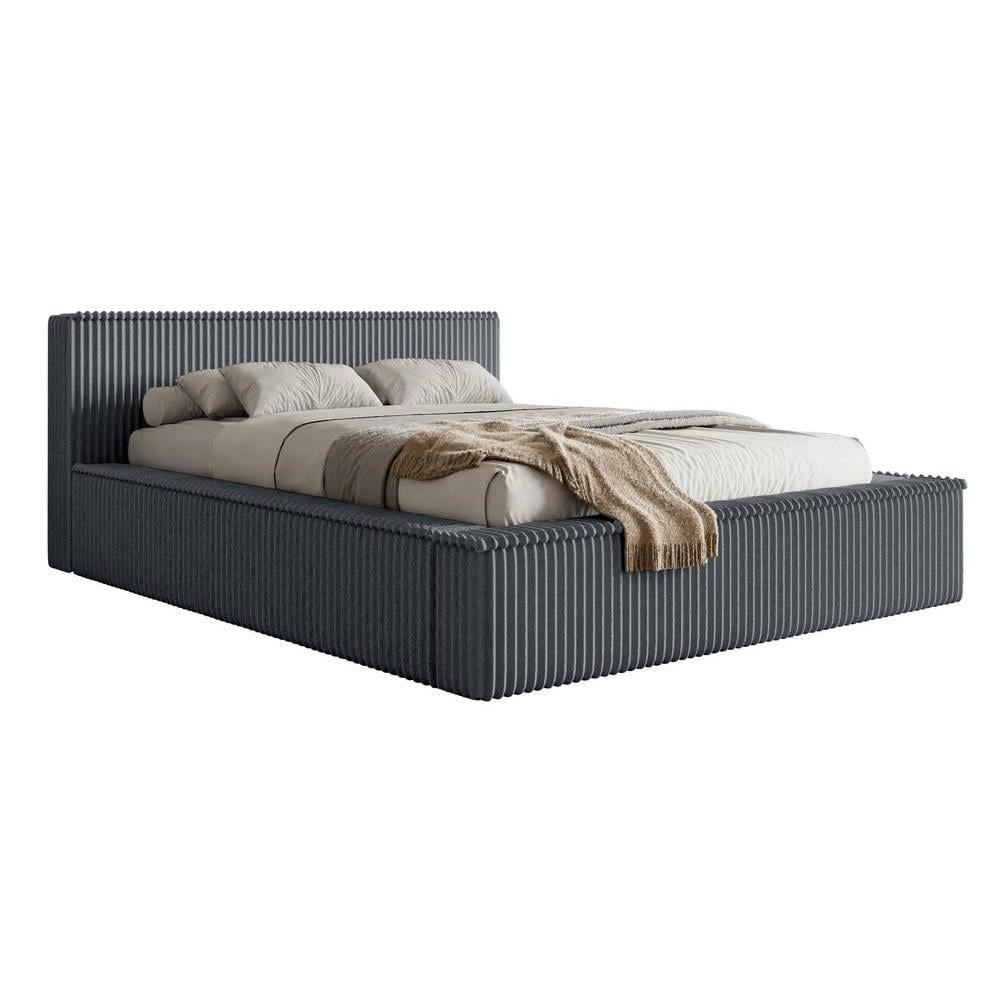 NADUVI Collection Bedframe Rafe ribstof 140 x 200 cm