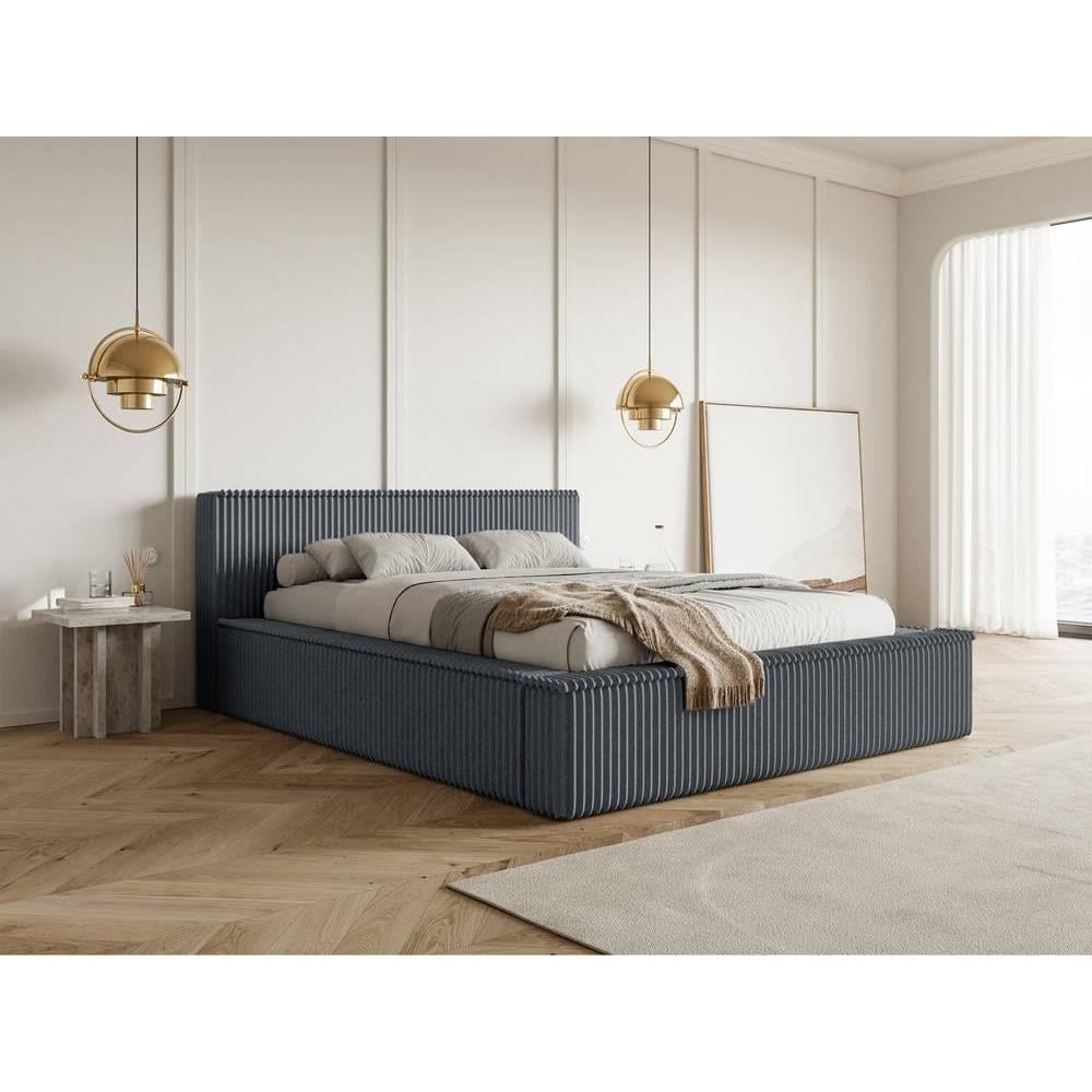 NADUVI Collection Bedframe Rafe ribstof 140 x 200 cm