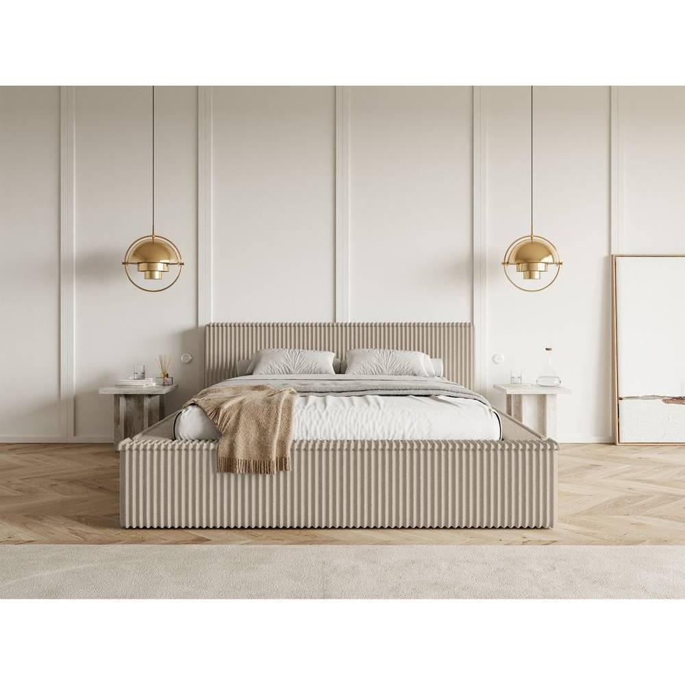 NADUVI Collection Bedframe Rafe ribstof 160 x 200 cm