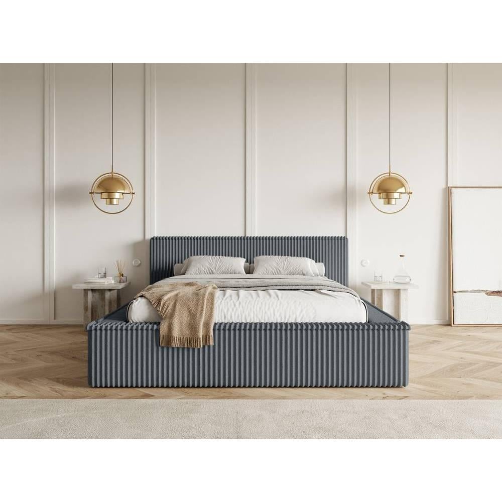 NADUVI Collection Bedframe Rafe ribstof 140 x 200 cm